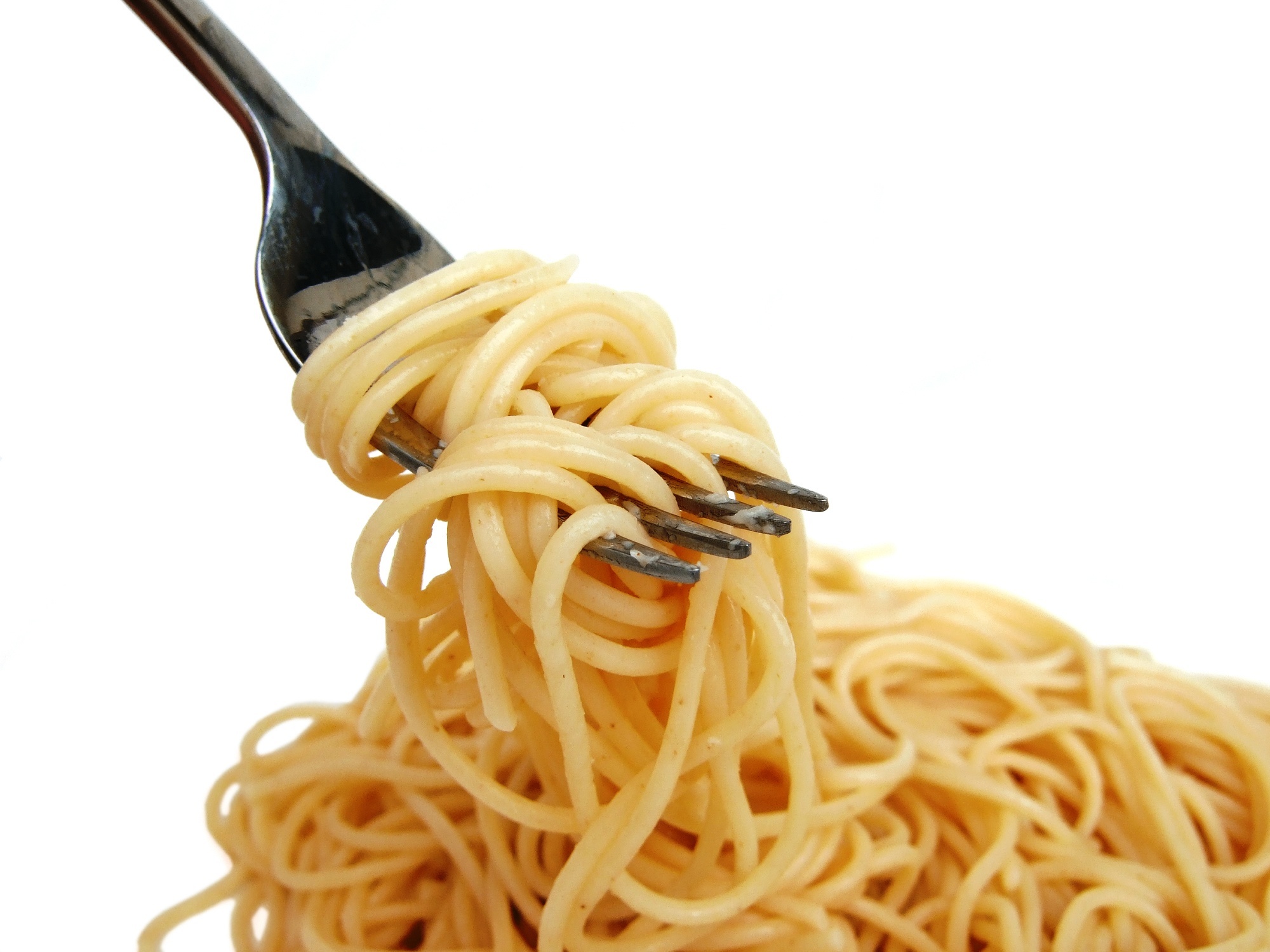 Spaghetti, Widelec