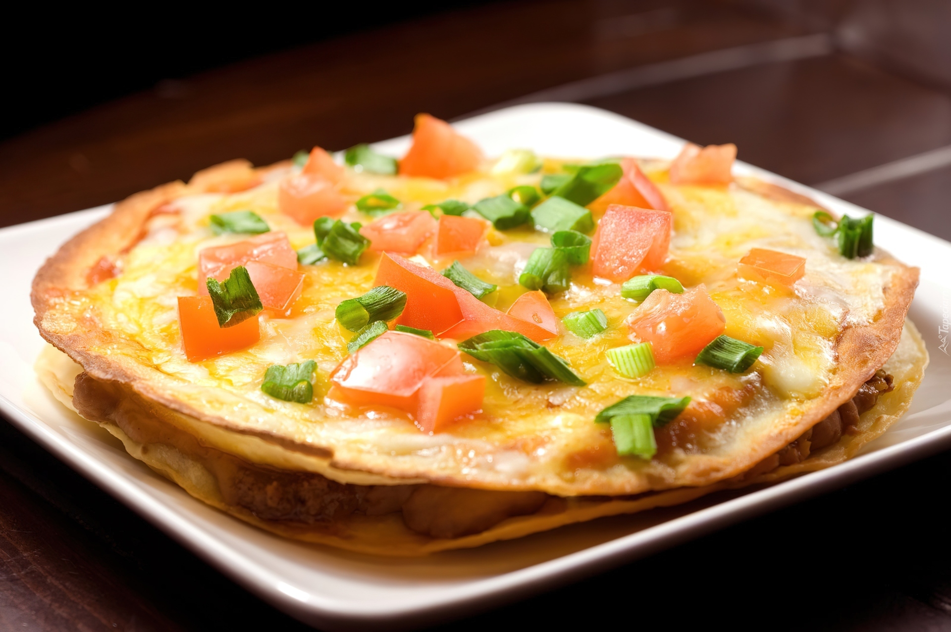 Pizza, Pomidor, Szczypiorek