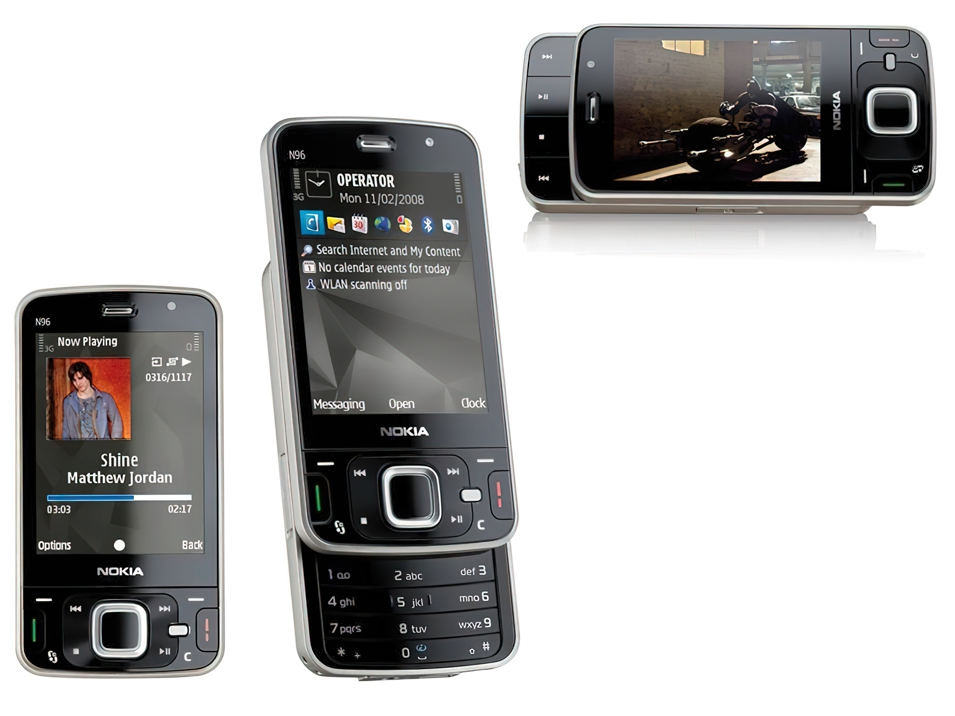 Nokia N96, Batman, Shine, WLAN