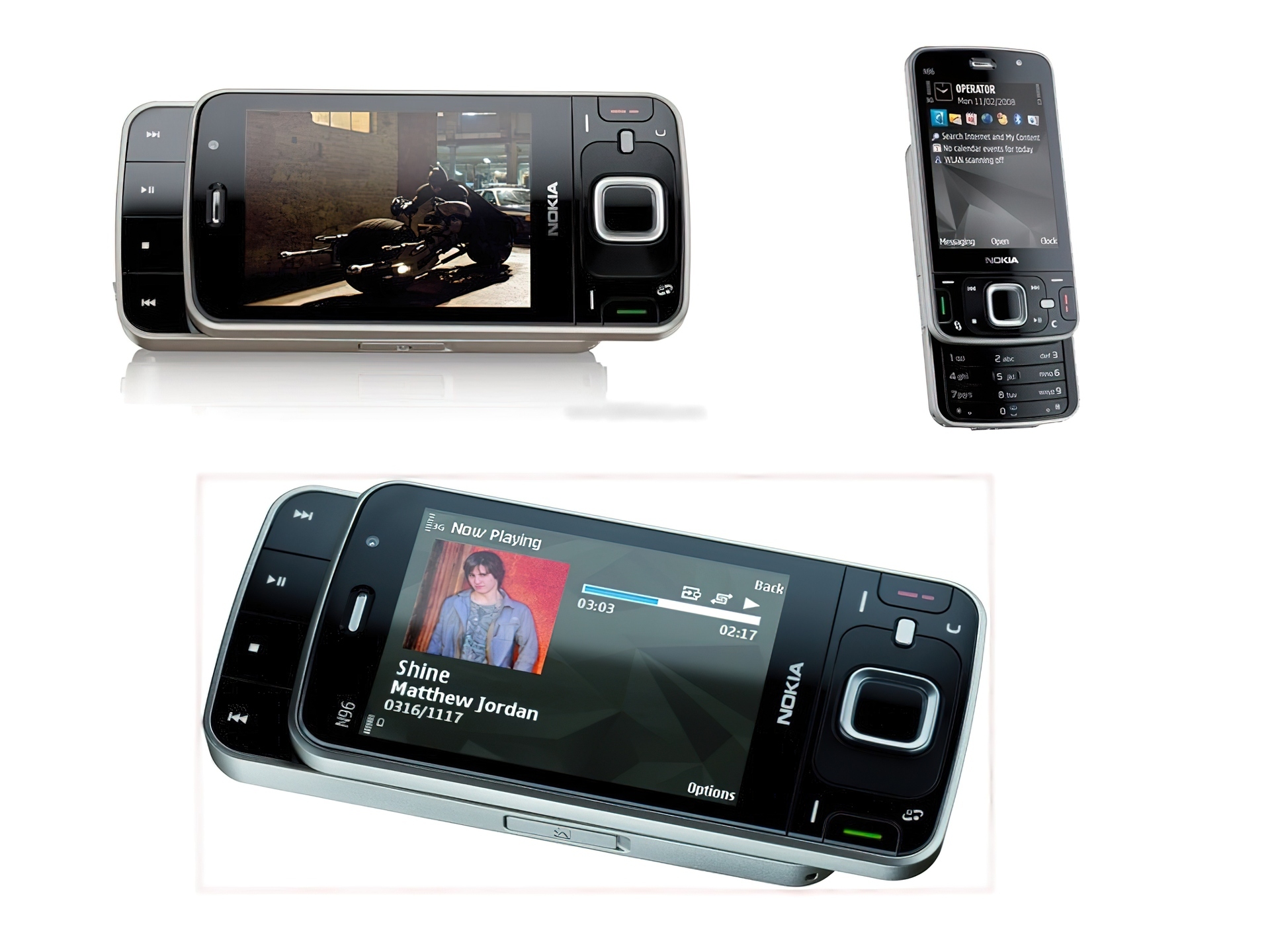 Nokia N96, Batman, Shine, WLAN