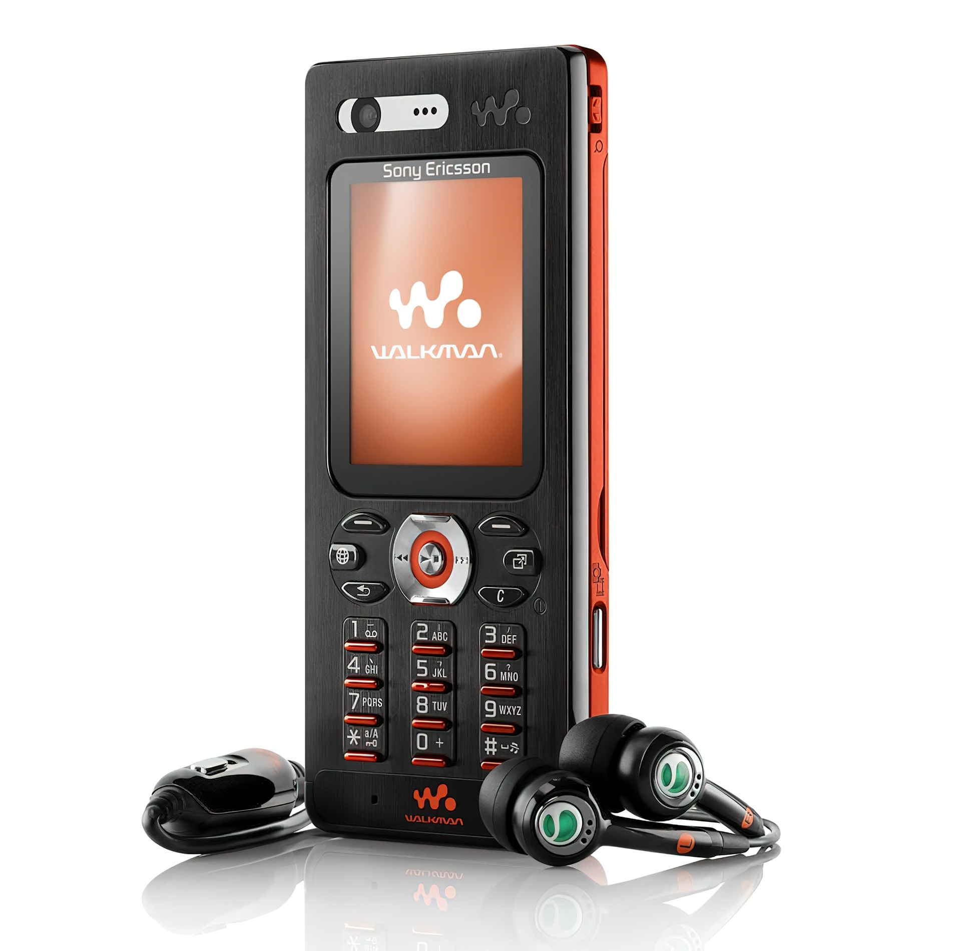 Sony Ericsson W880i, Czarny, Słuchawki