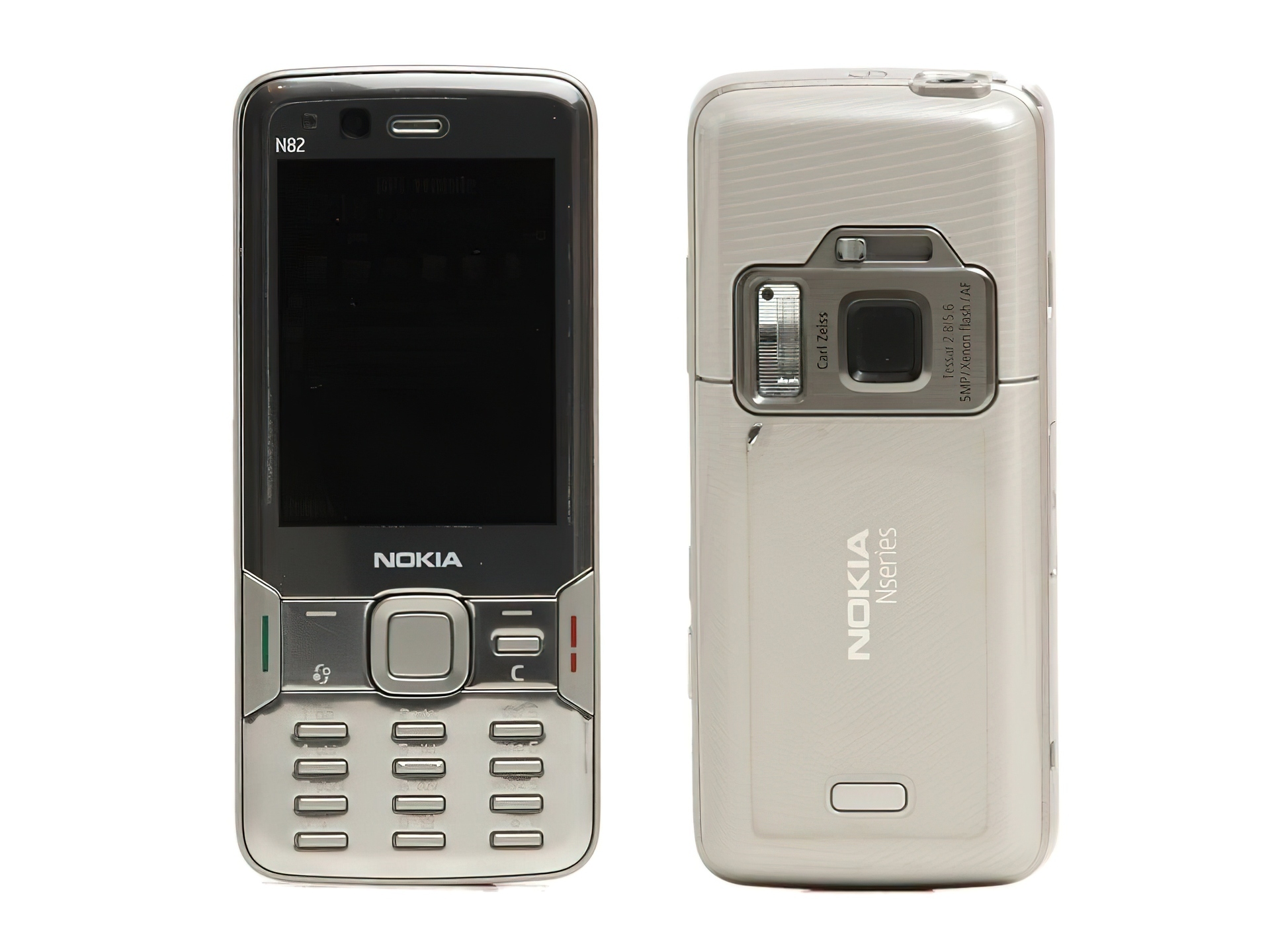 Nokia N82, Srebrna