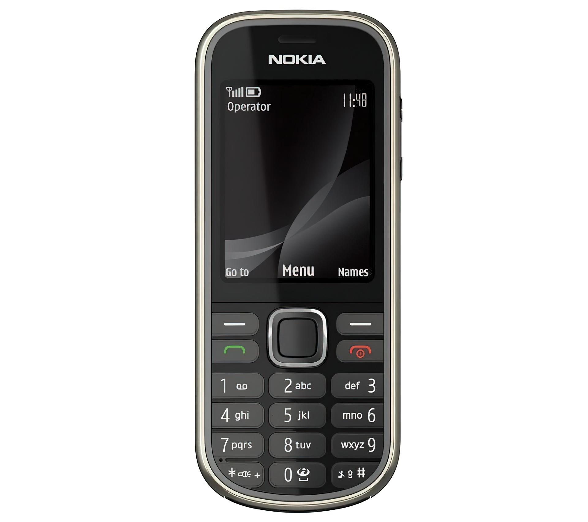 Nokia 6303, Czarna, Srebrny, Obwód