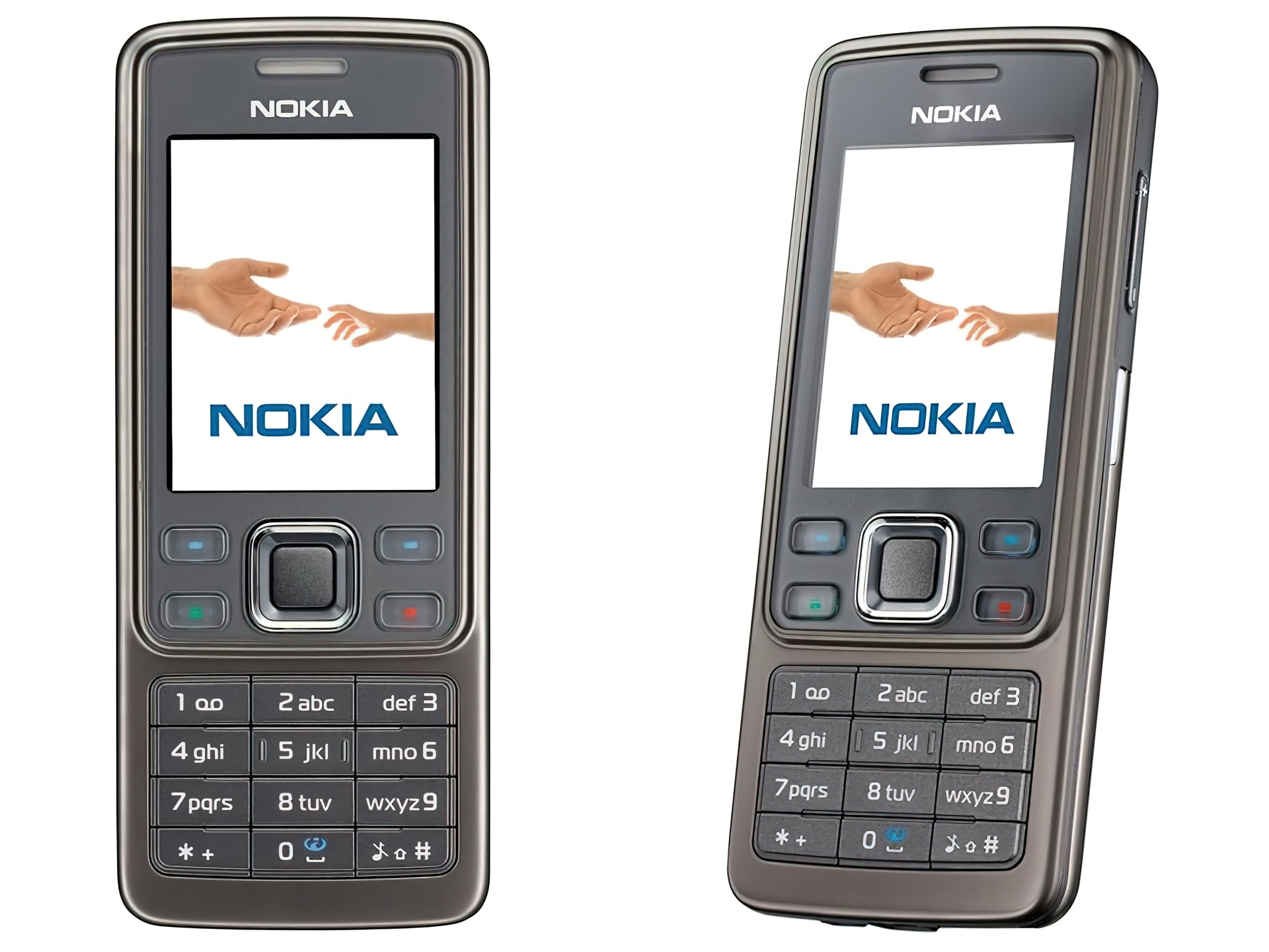 Nokia 6301, Szara, Przód