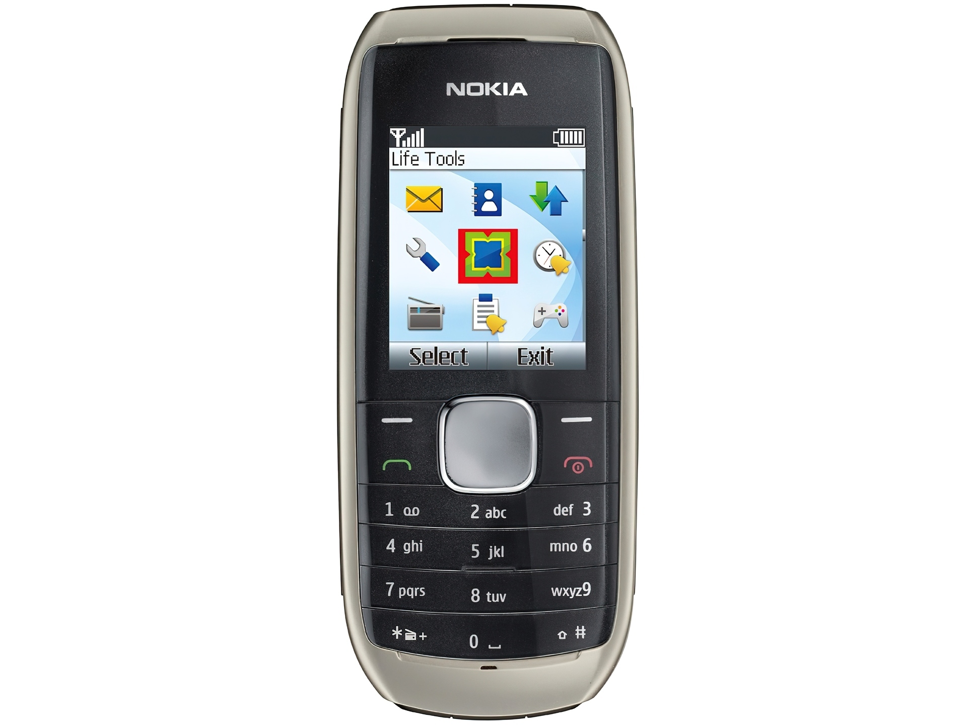 Nokia 1800, Srebrna, Czarna