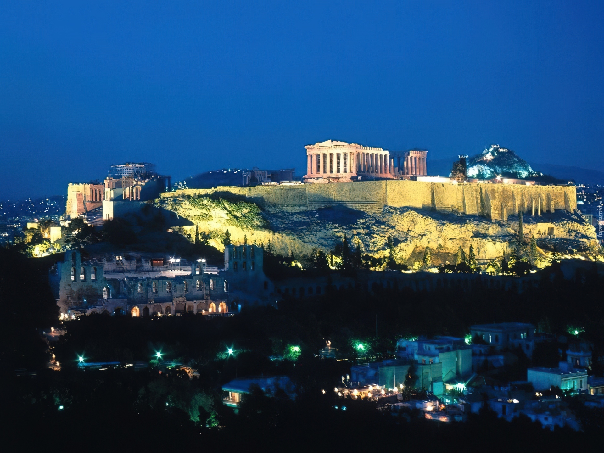 Grecja, Zamek, Wzgórze, Akropol