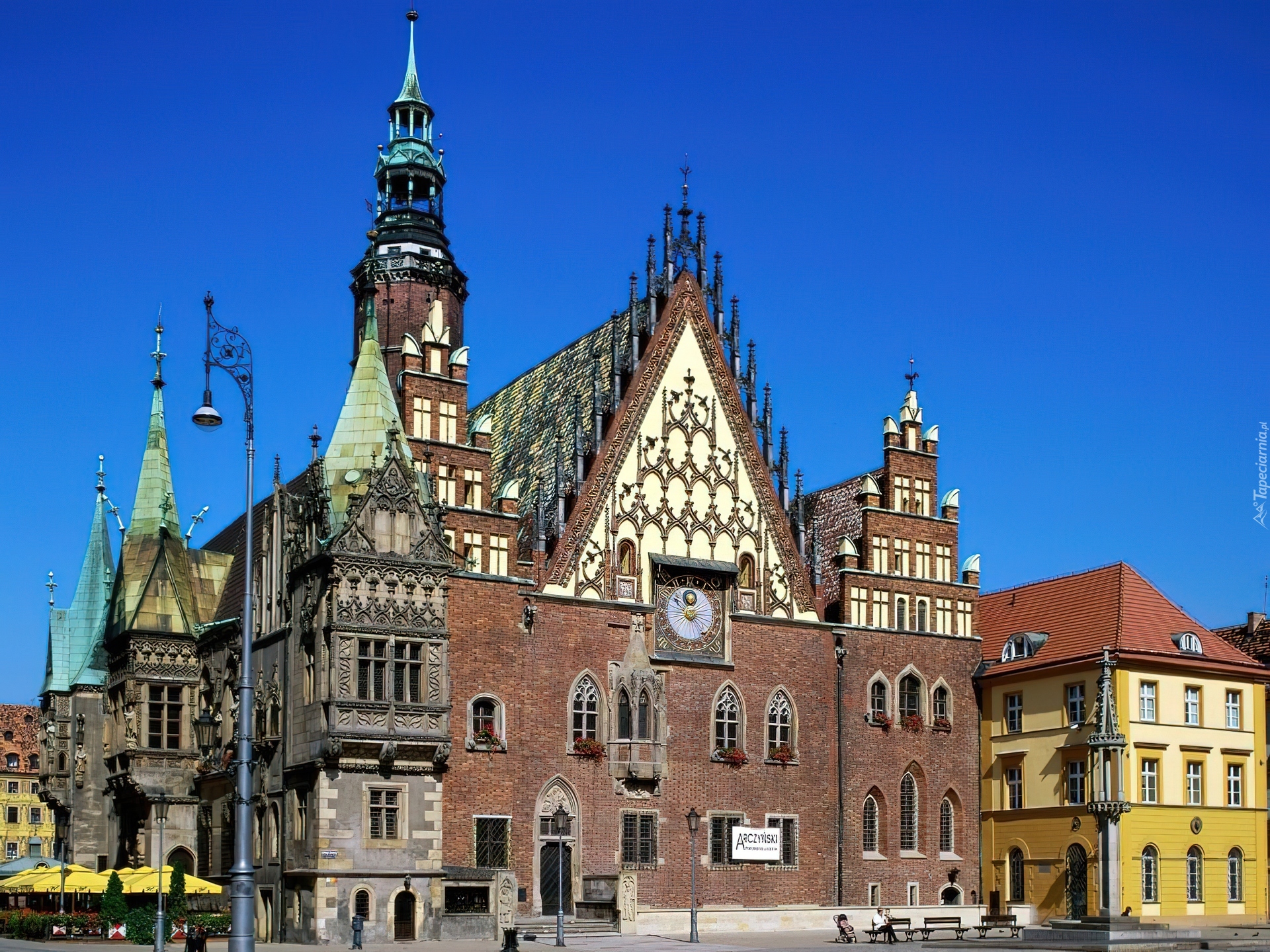 Polska, Wrocław, Rynek, Ratusz