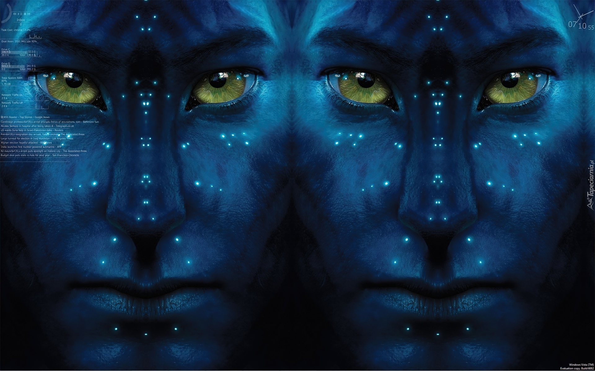 Avatar, Oczy