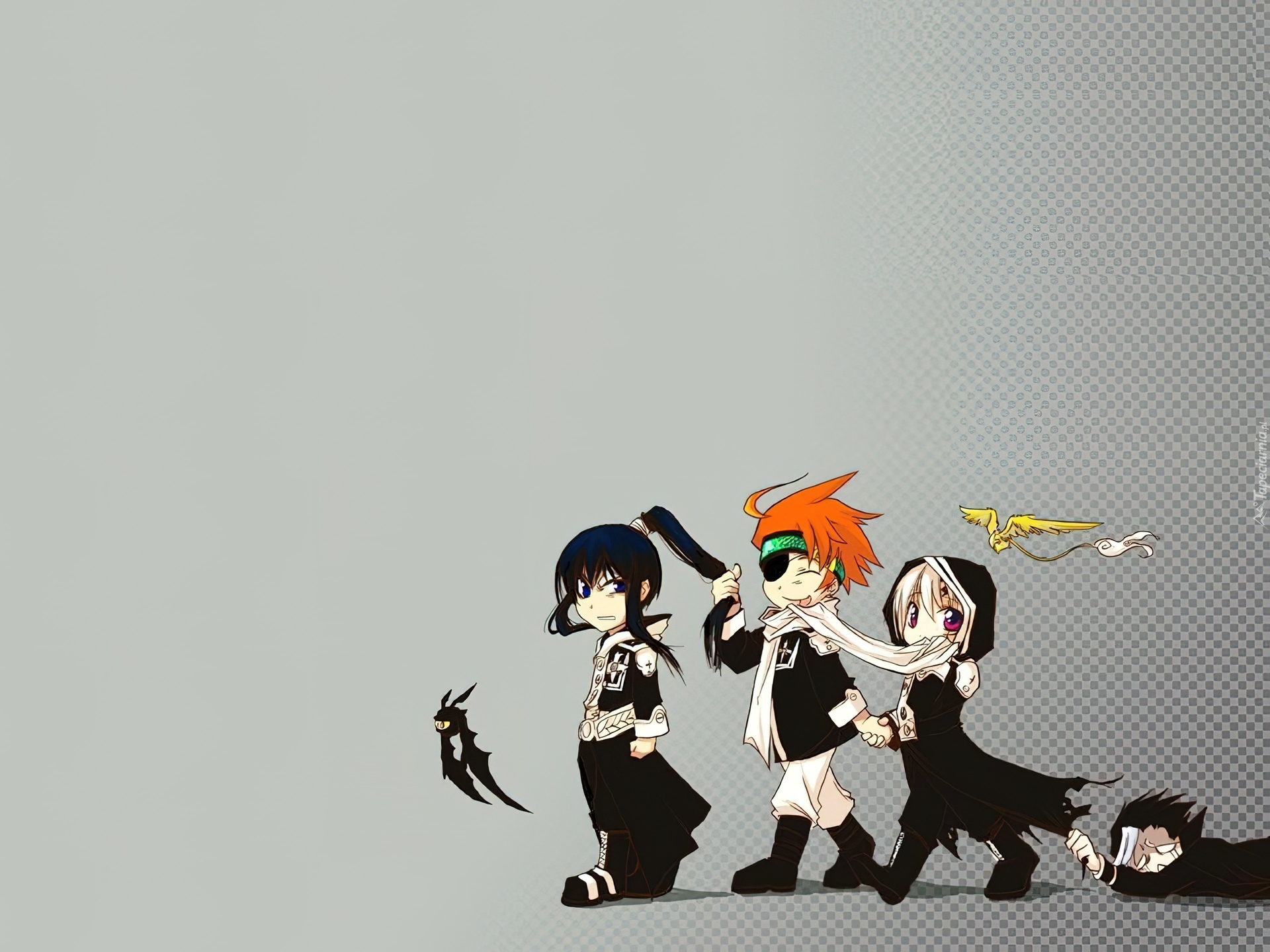 D.Gray-Man, Yuu, Kanda, Lavi, Allen, Krory