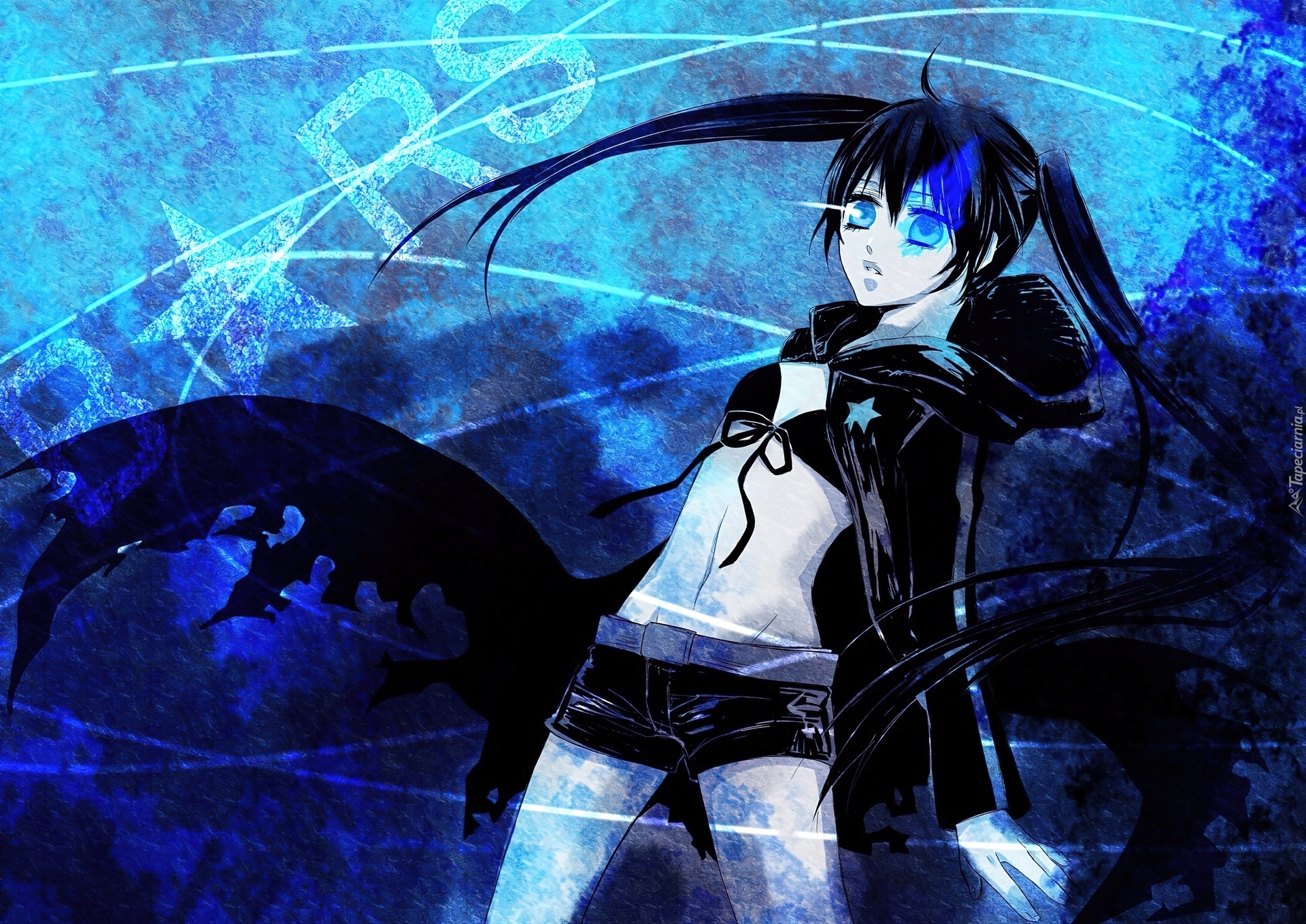 Black Rock Shooter, Spodenki, Stanik, Płaszczyk