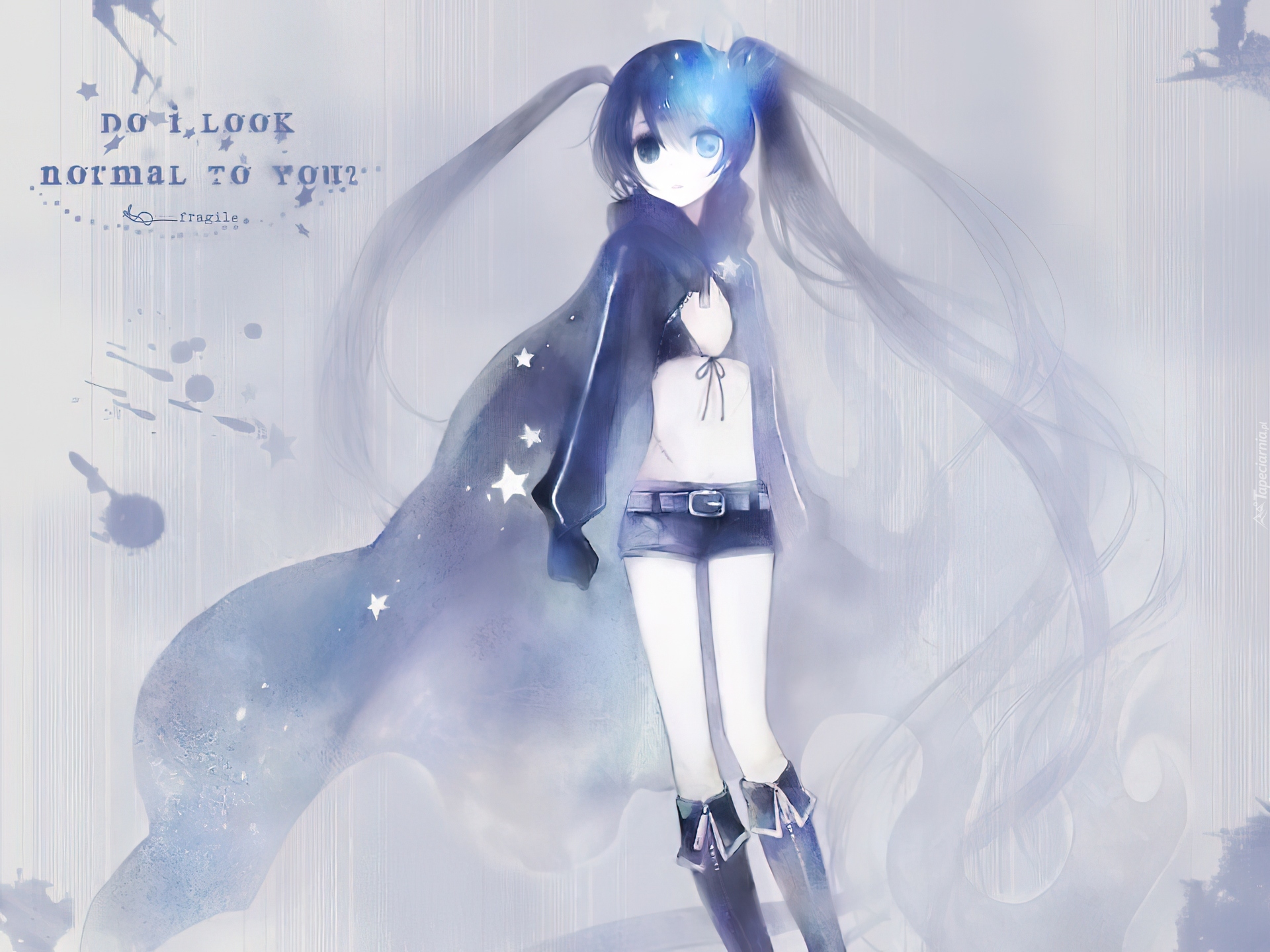 Black Rock Shooter, Spodenki, Kozaki