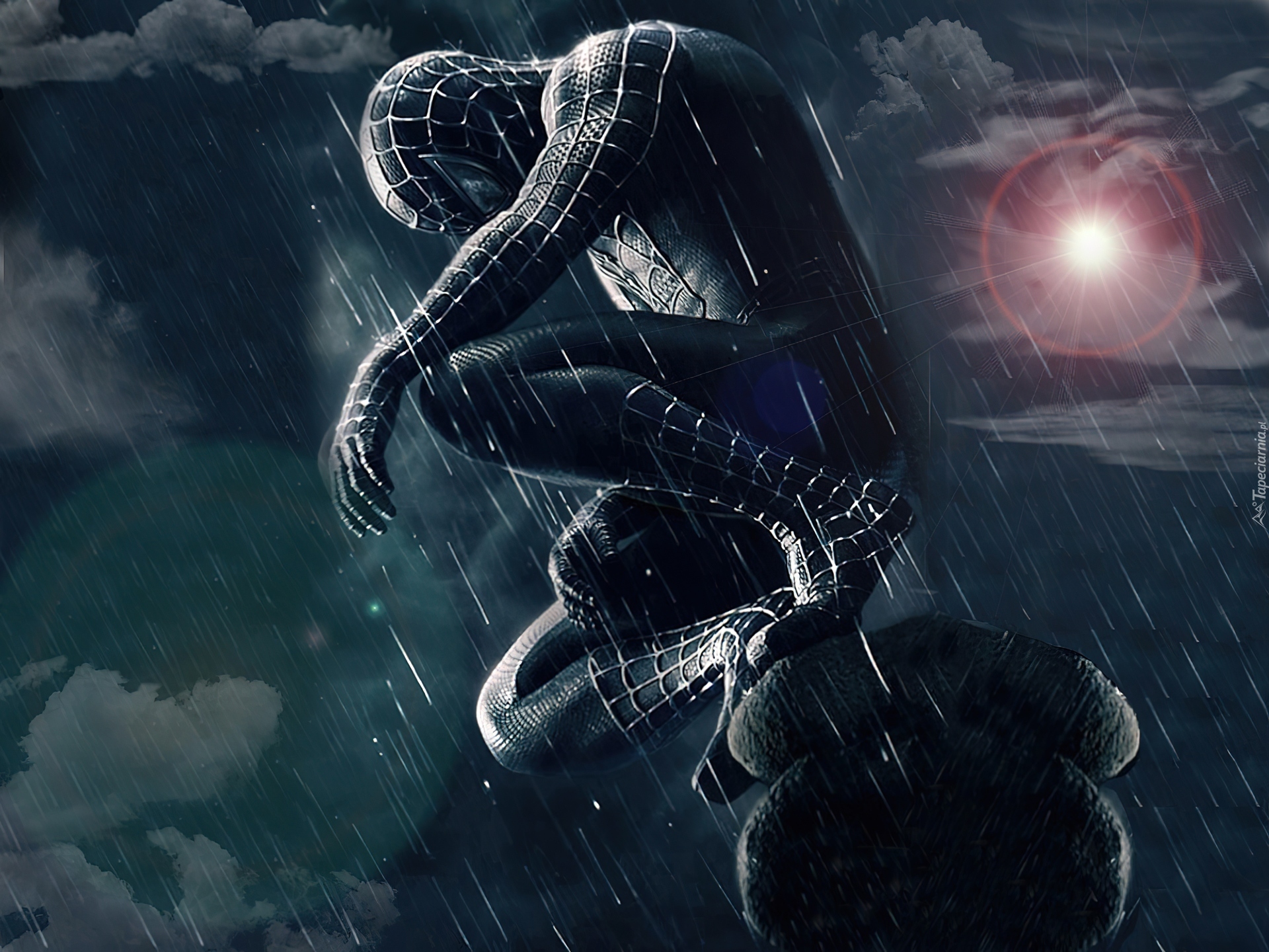 Spider-Man 3, Deszcz