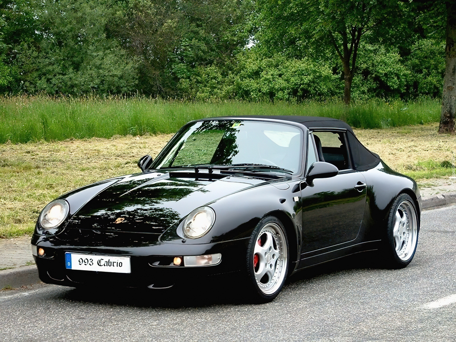 czarne, Porsche 993