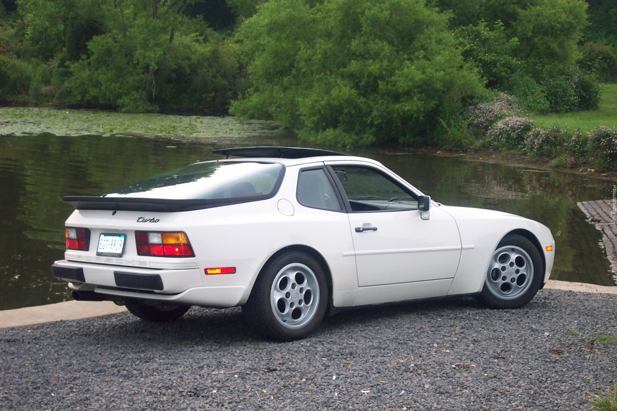 białe, Porsche 944, turbo