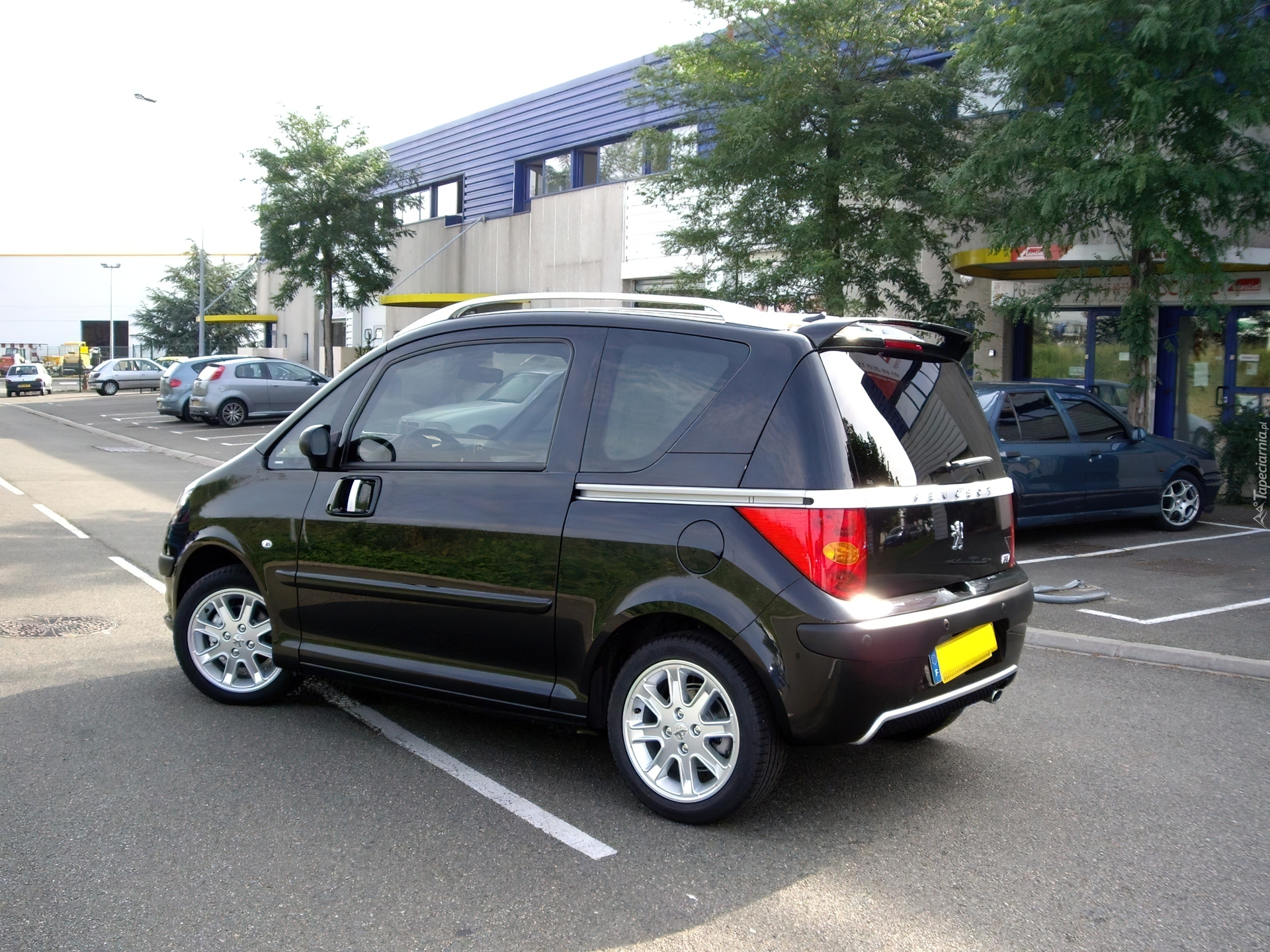 czarny, Peugeot 1007