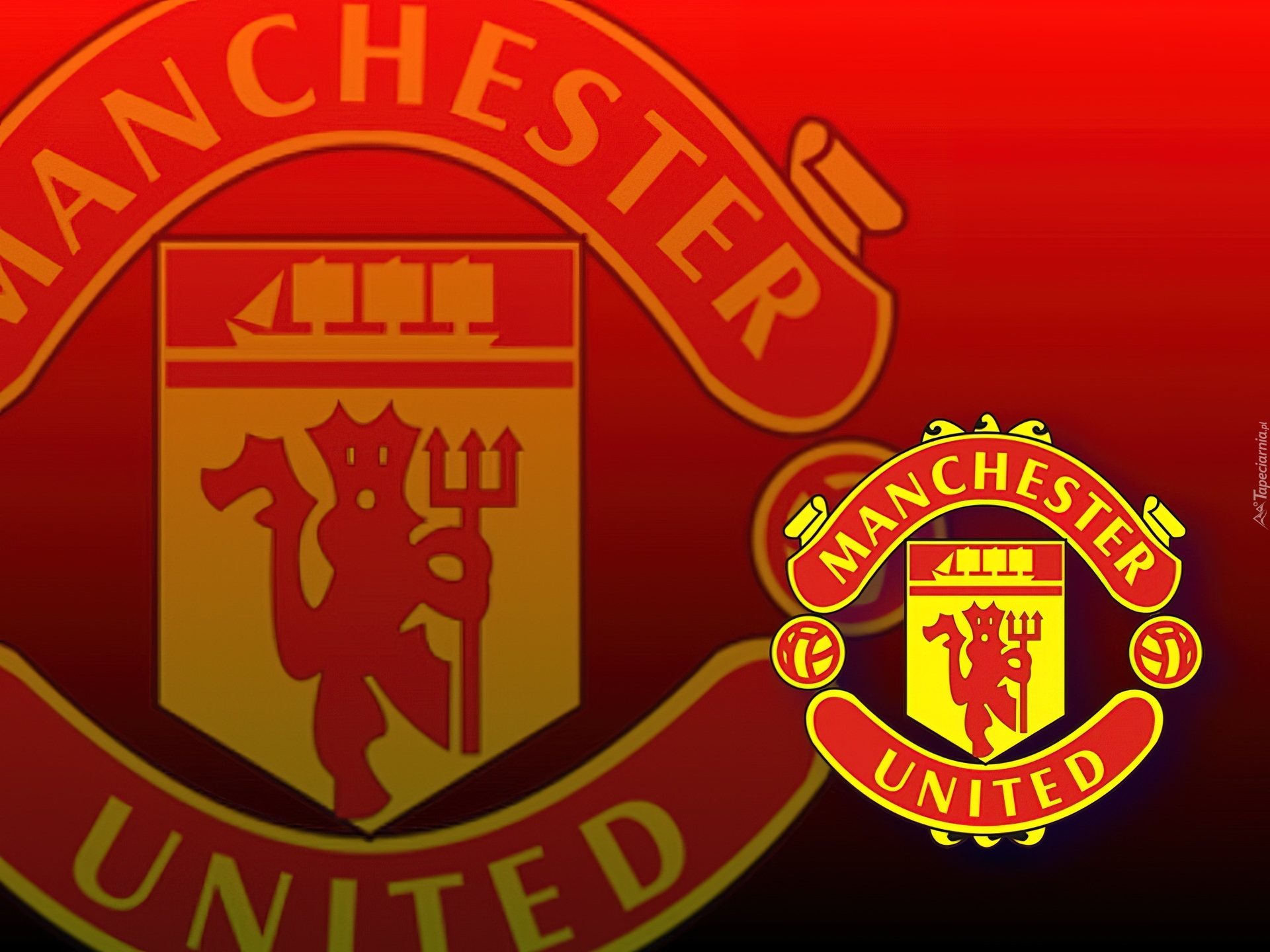 Czerwone, Logo, Manchester United