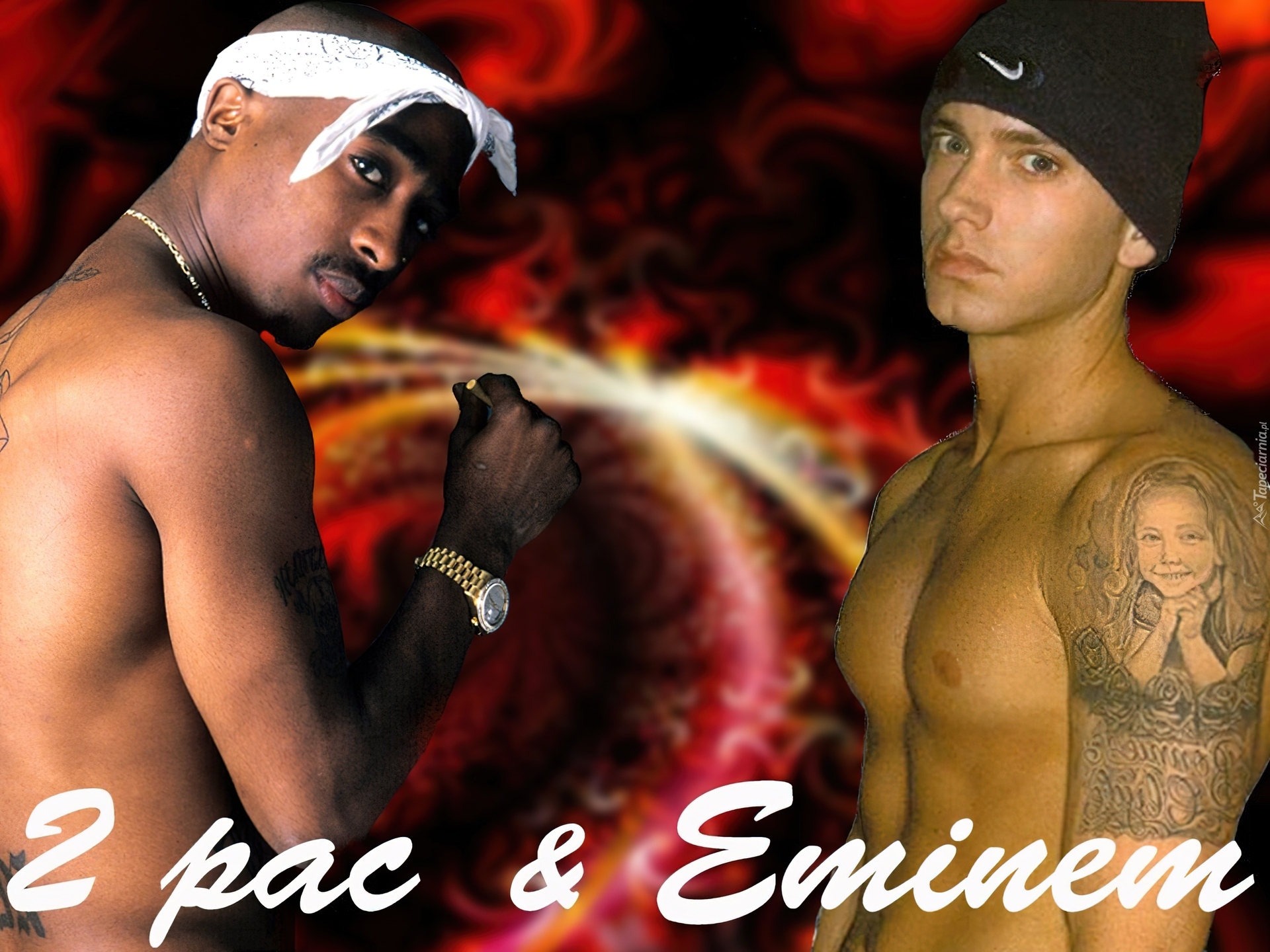 2 Pac, Eminem, Bicepsy