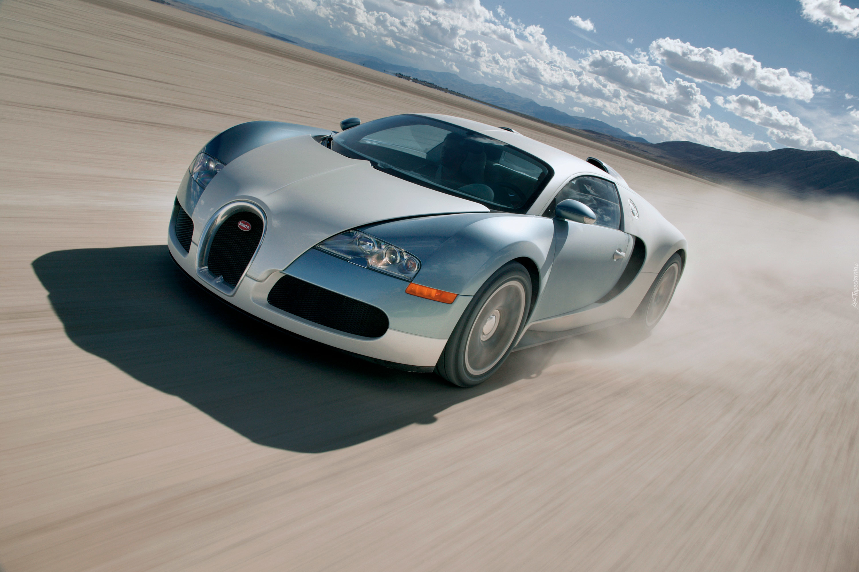 Srebrne, Bugatti Veyron, Pełna, Prędkość