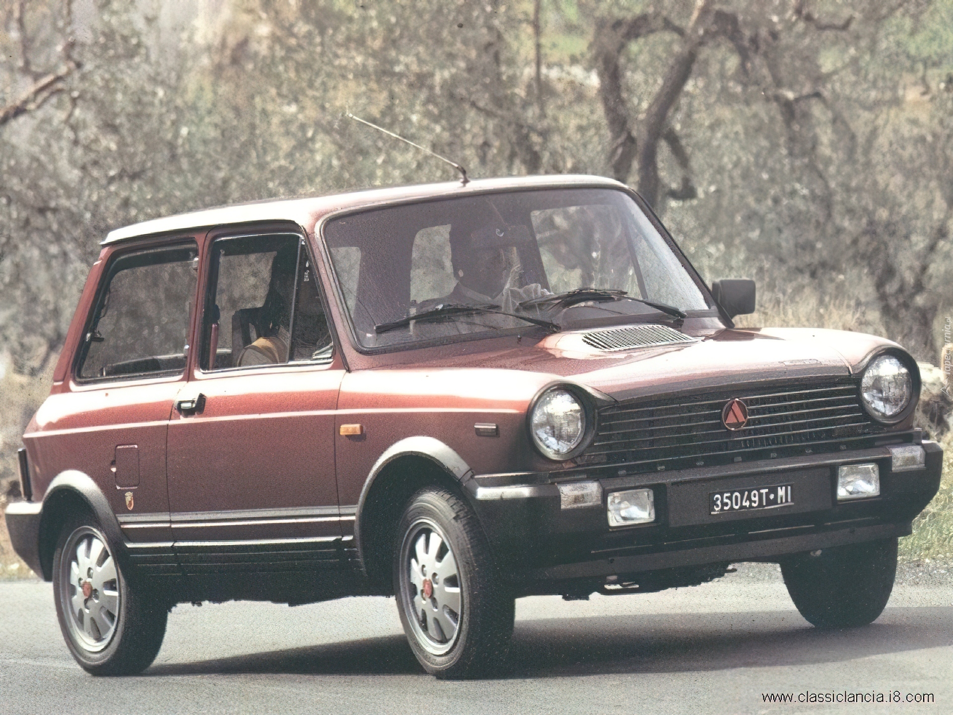 Autobianchi A112, Prawy, Bok, Antena