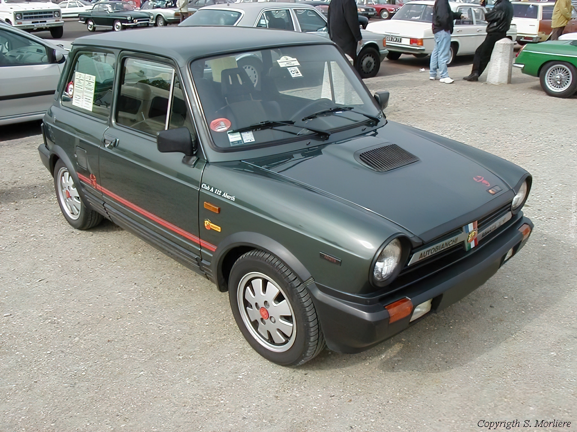 Butelkowy, Autobianchi A112, Zlot, Szyba