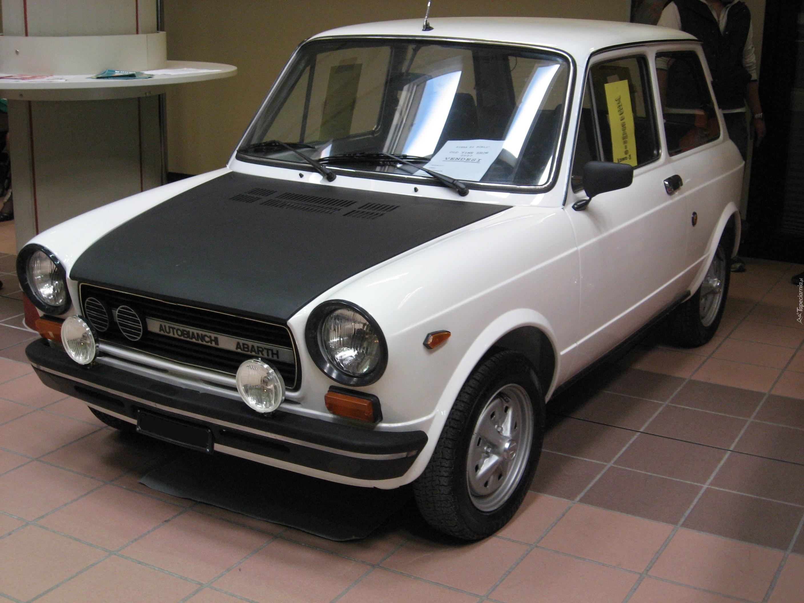 Przód, Biały, Autobianchi A112, Wersja, Abarth