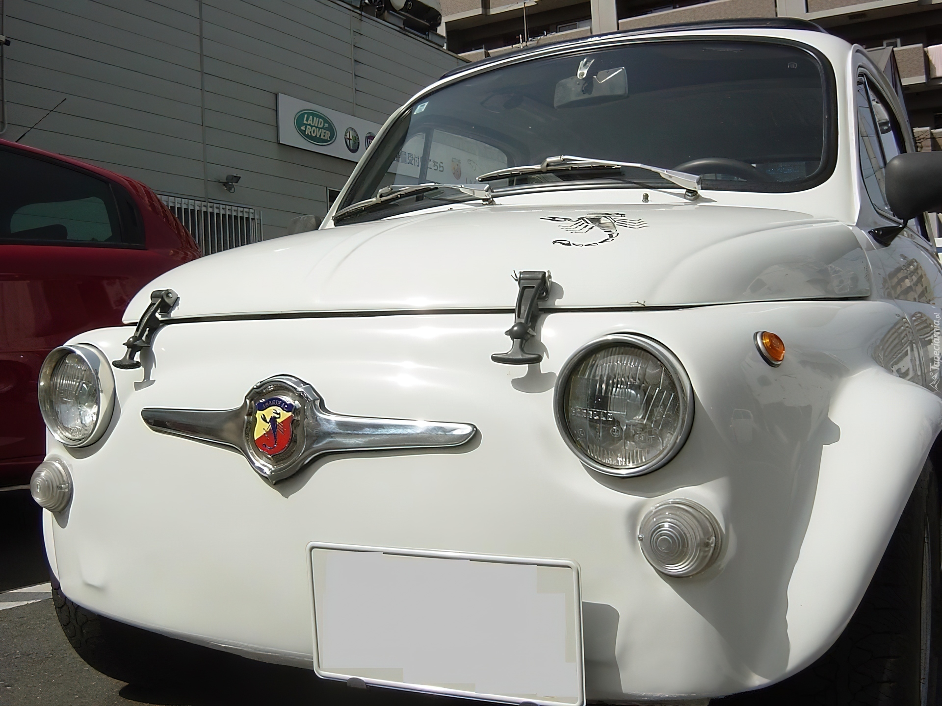 Abarth 595, Skorpion, Reflektory, Przód