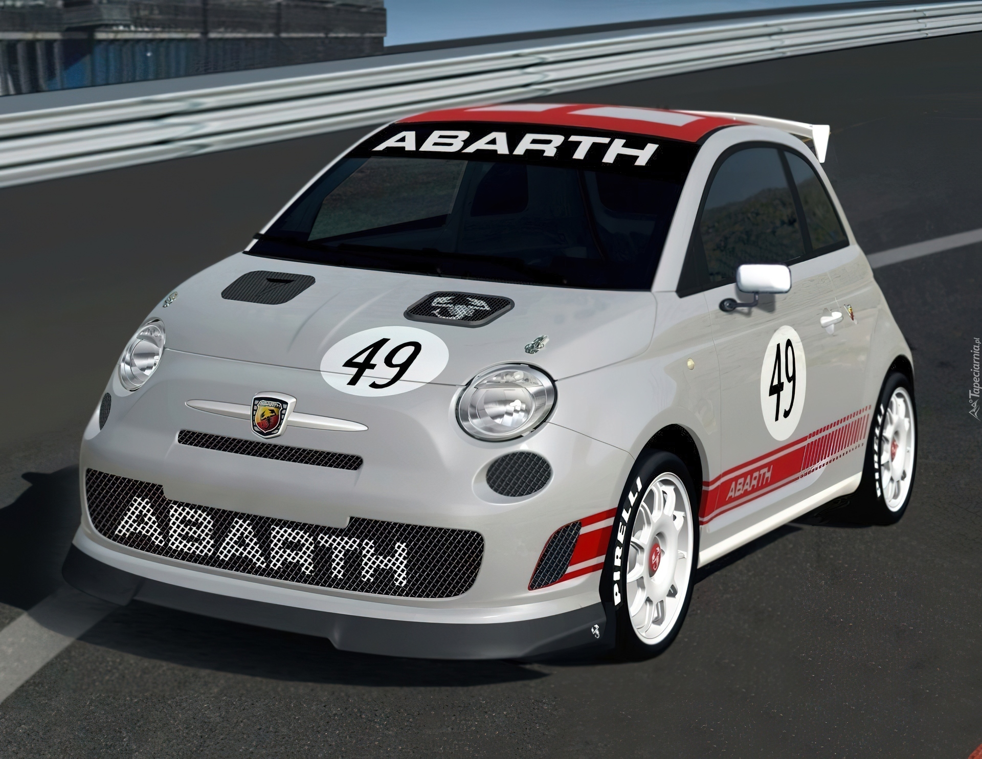 Abarth 500, Wlot, Atrapa