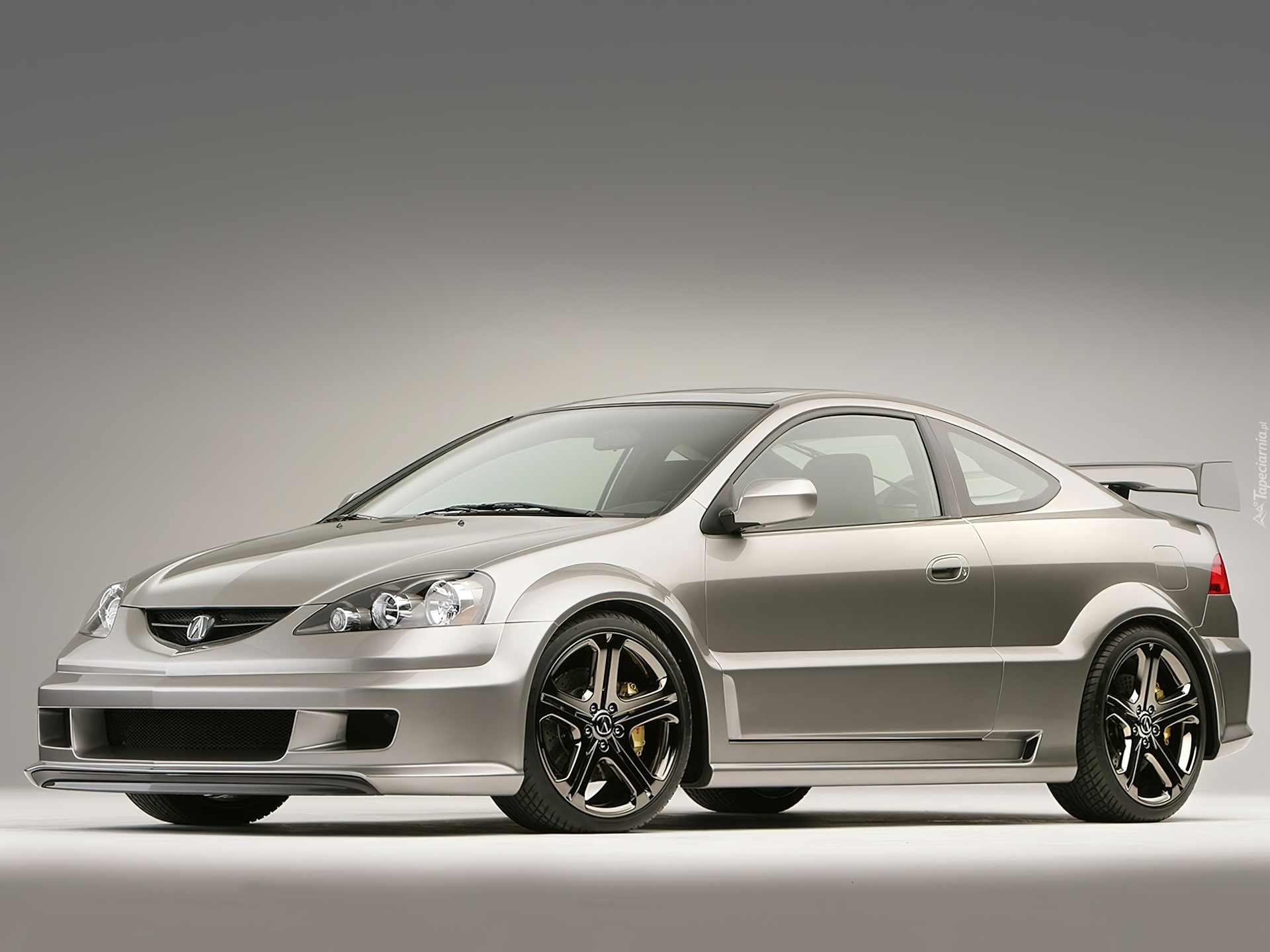 Acura RSX, Tuning, Czarne, Felgi