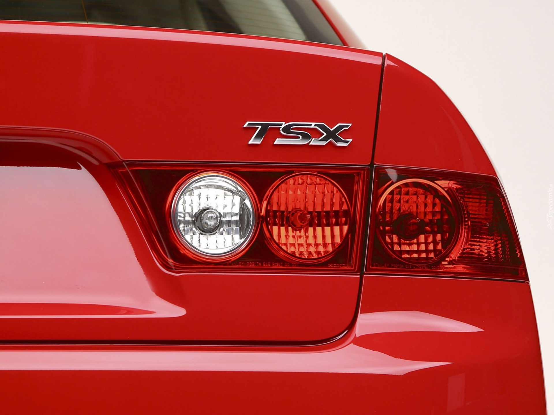 Acura TSX, Logo, Lampa, Tył