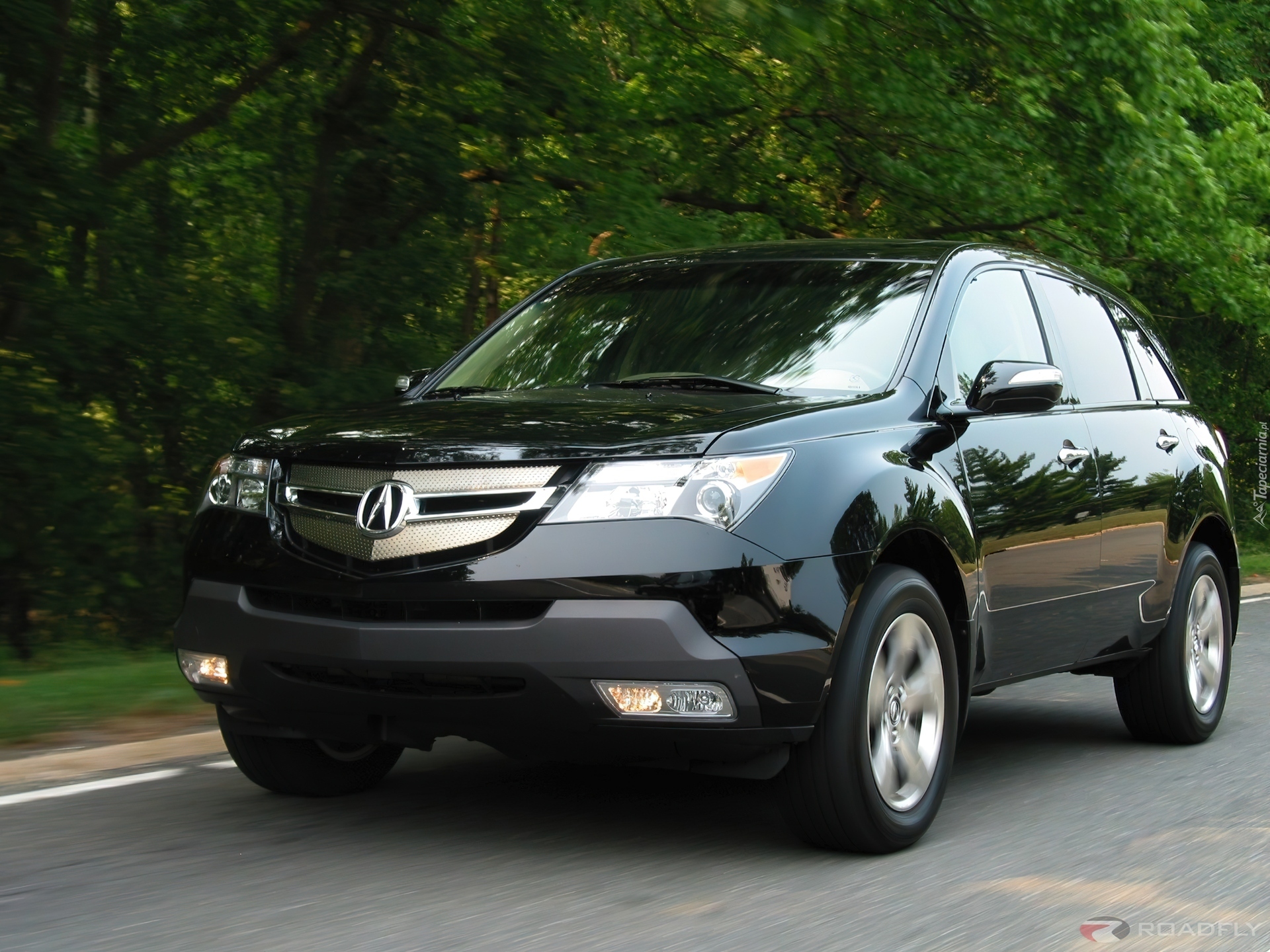 Czarna, Acura MDX, Ruch, Trasa