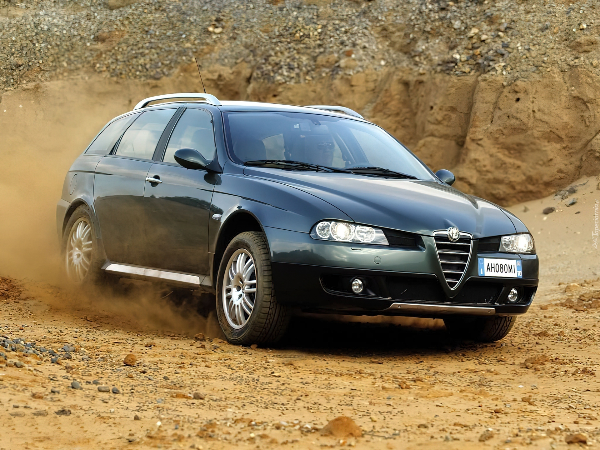 Alfa Romeo Crosswagon, Jazda, Testowa