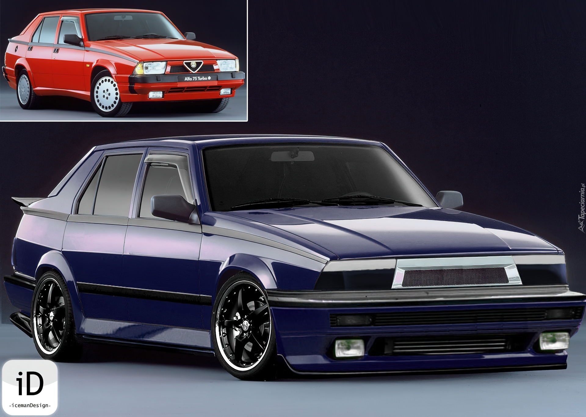 Alfa Romeo 75, Tuning, Graficzny