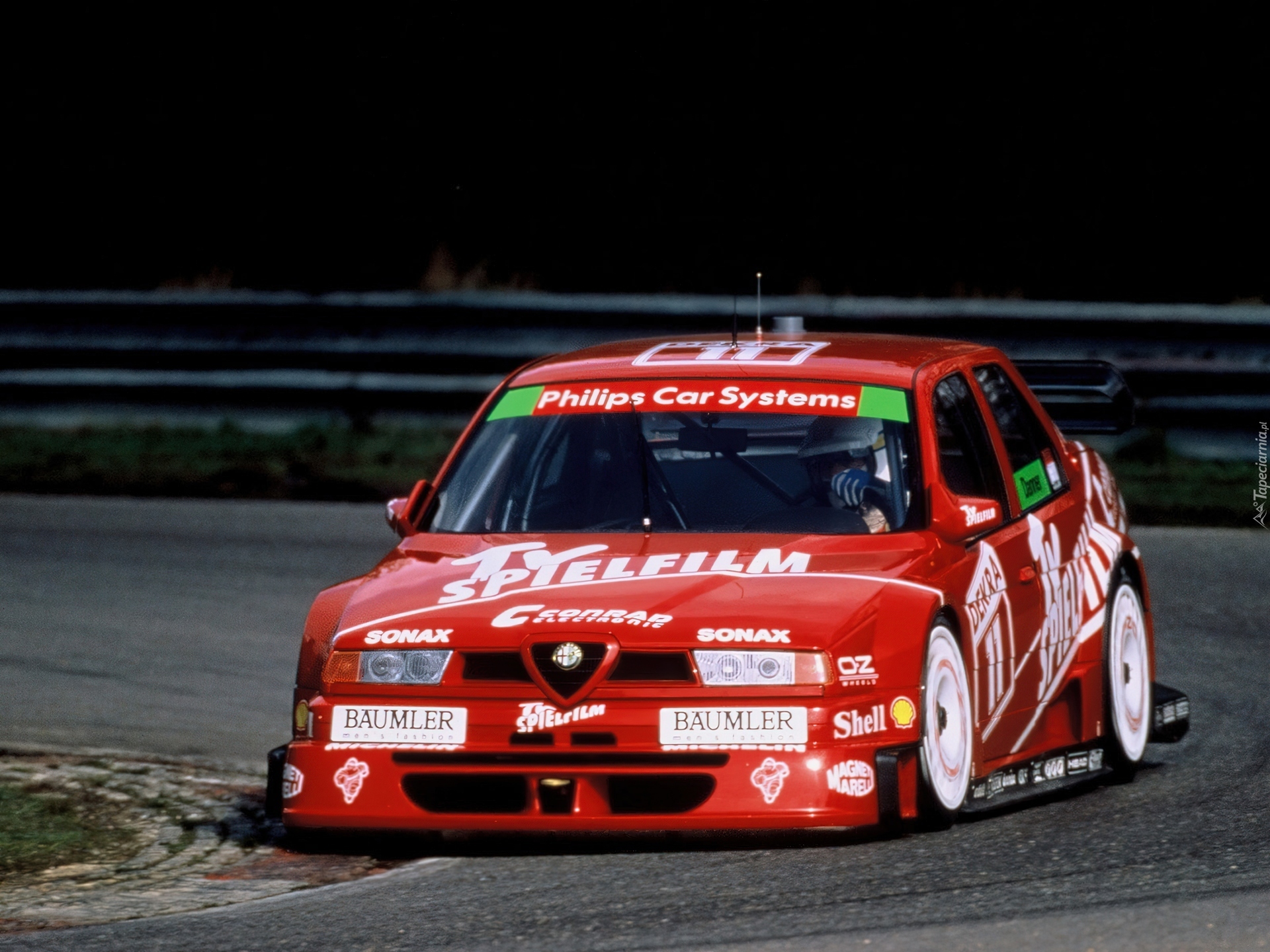 Alfa Romeo 155, Rajd, Tor