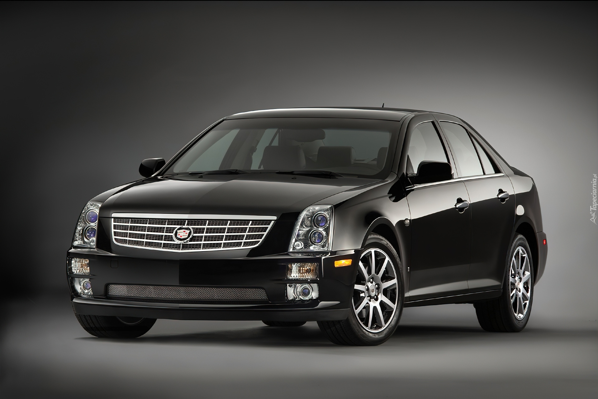 Czarny, Cadillac STS, Reflektory