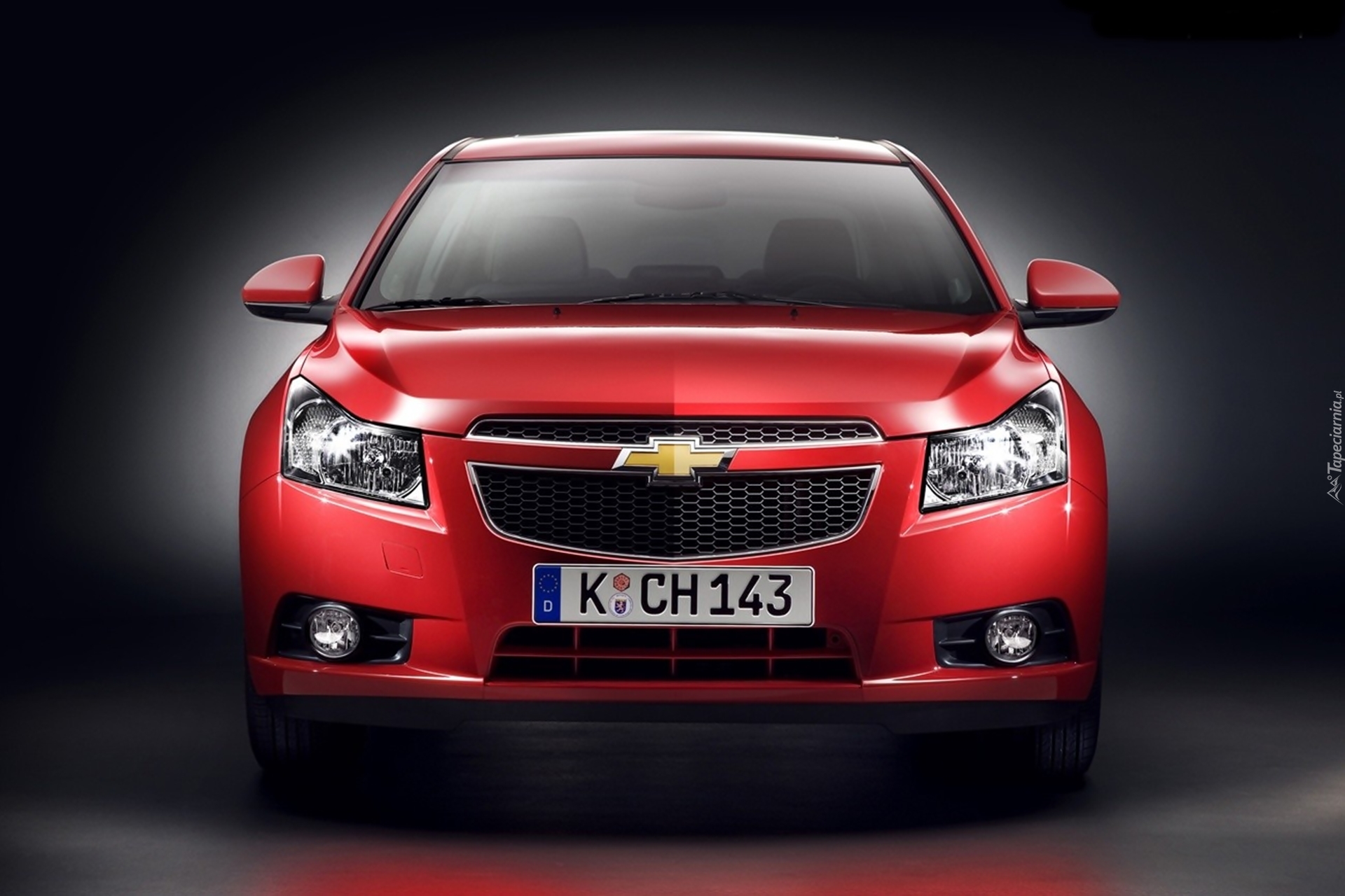 Przód, Chevrolet Cruze, Rejestracja