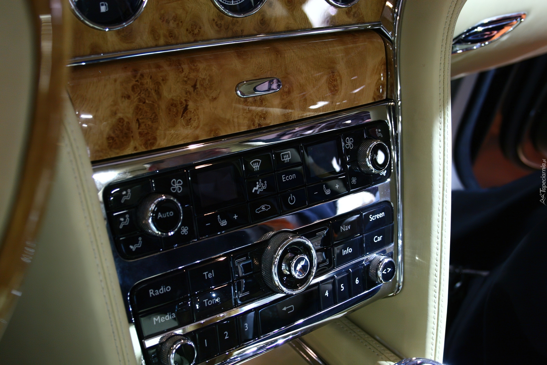 Bentley Mulsanne, Panel, Klimatyzacji