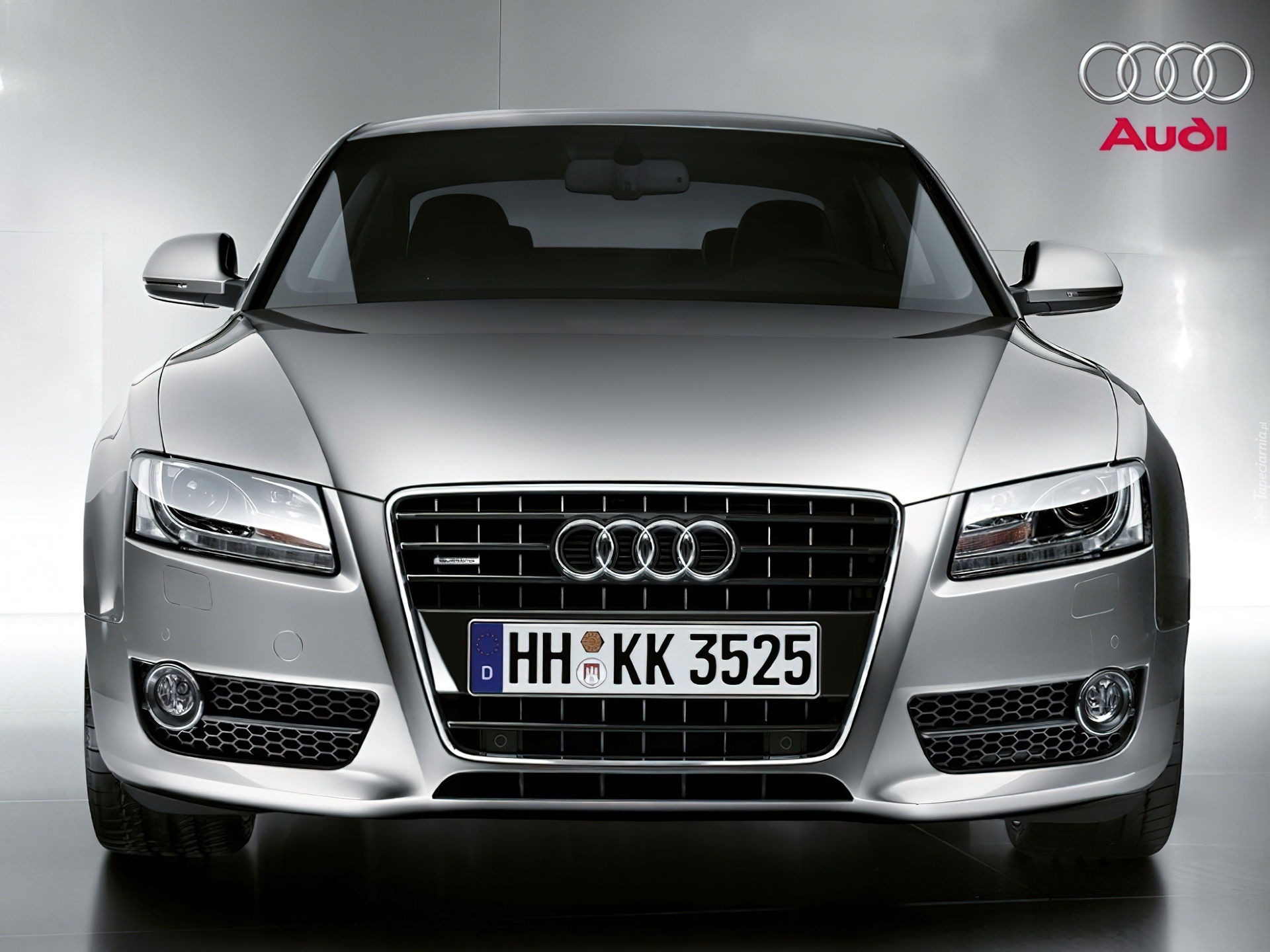 Przód, Audi A5, Logo