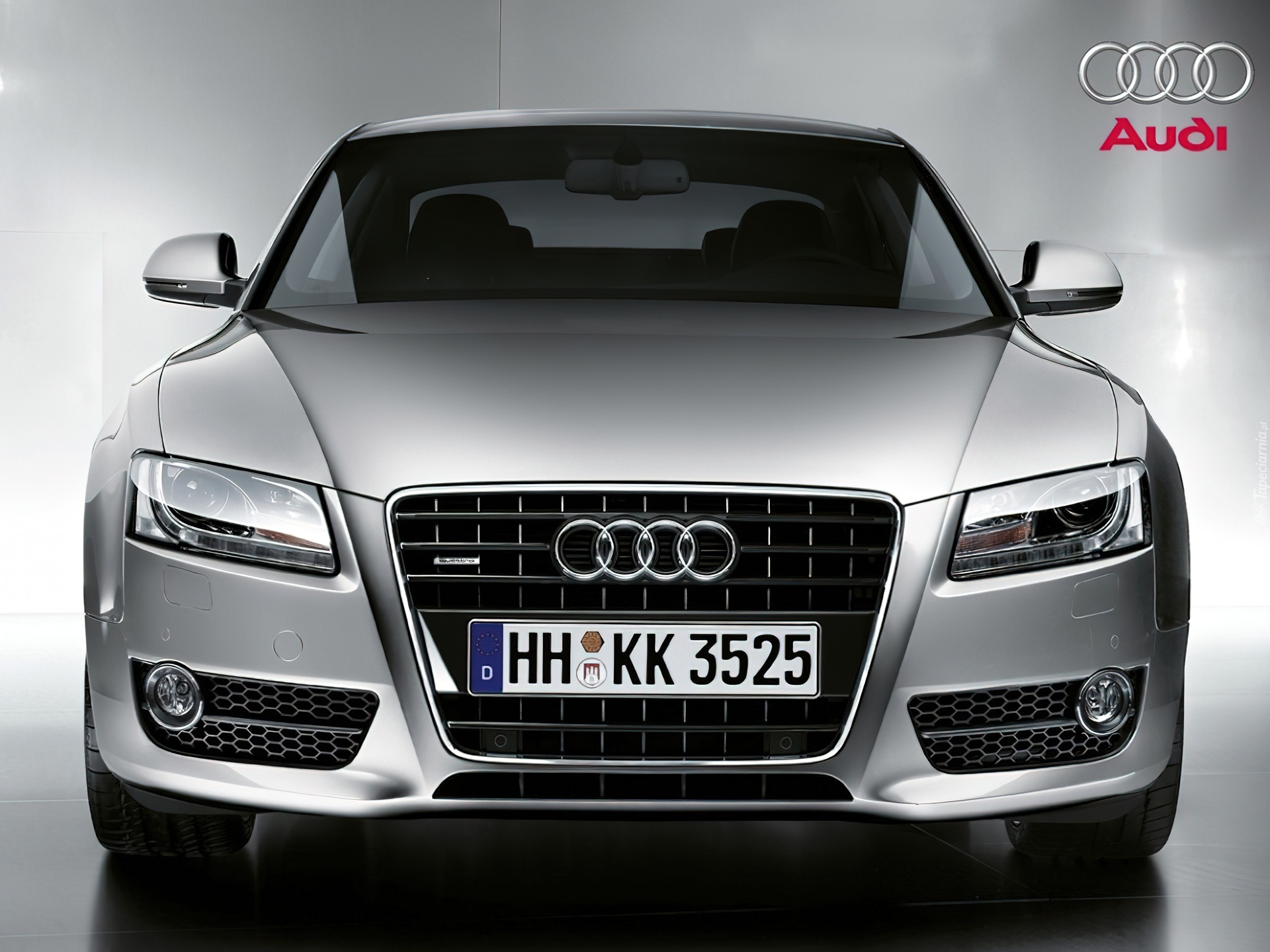 Przód, Audi A5, Logo