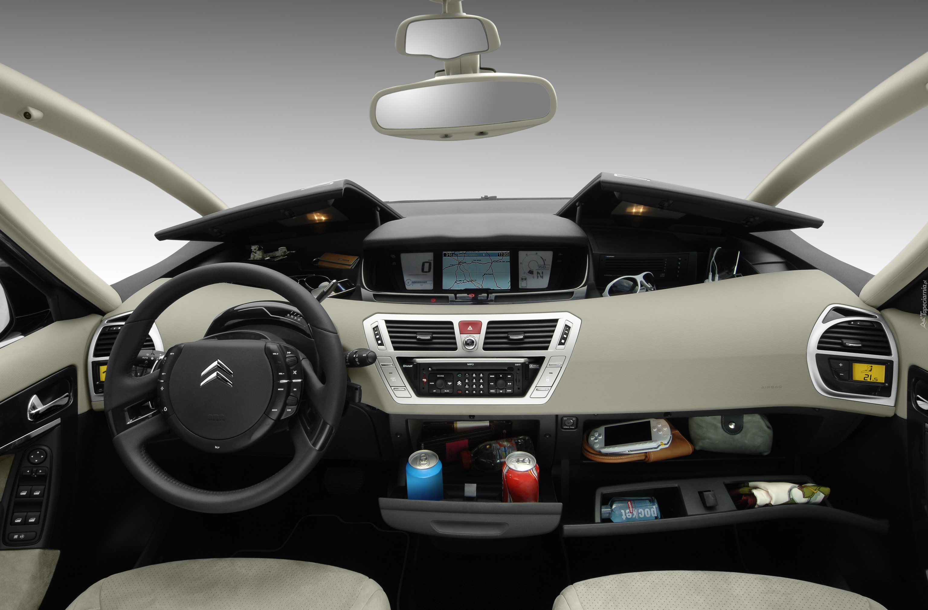 Citroen C4 Picasso, Schowki