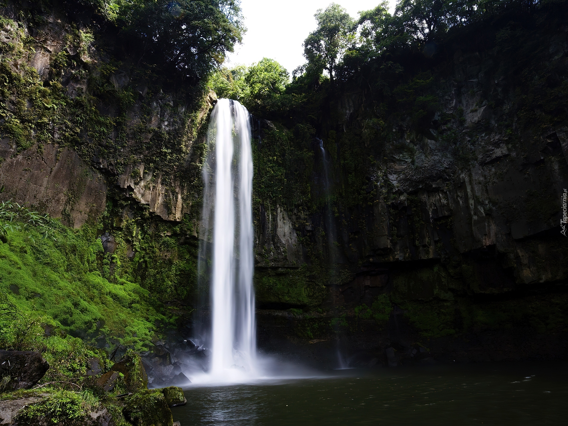 Wodospad, Gorogataki, Prefektura, Kumamoto