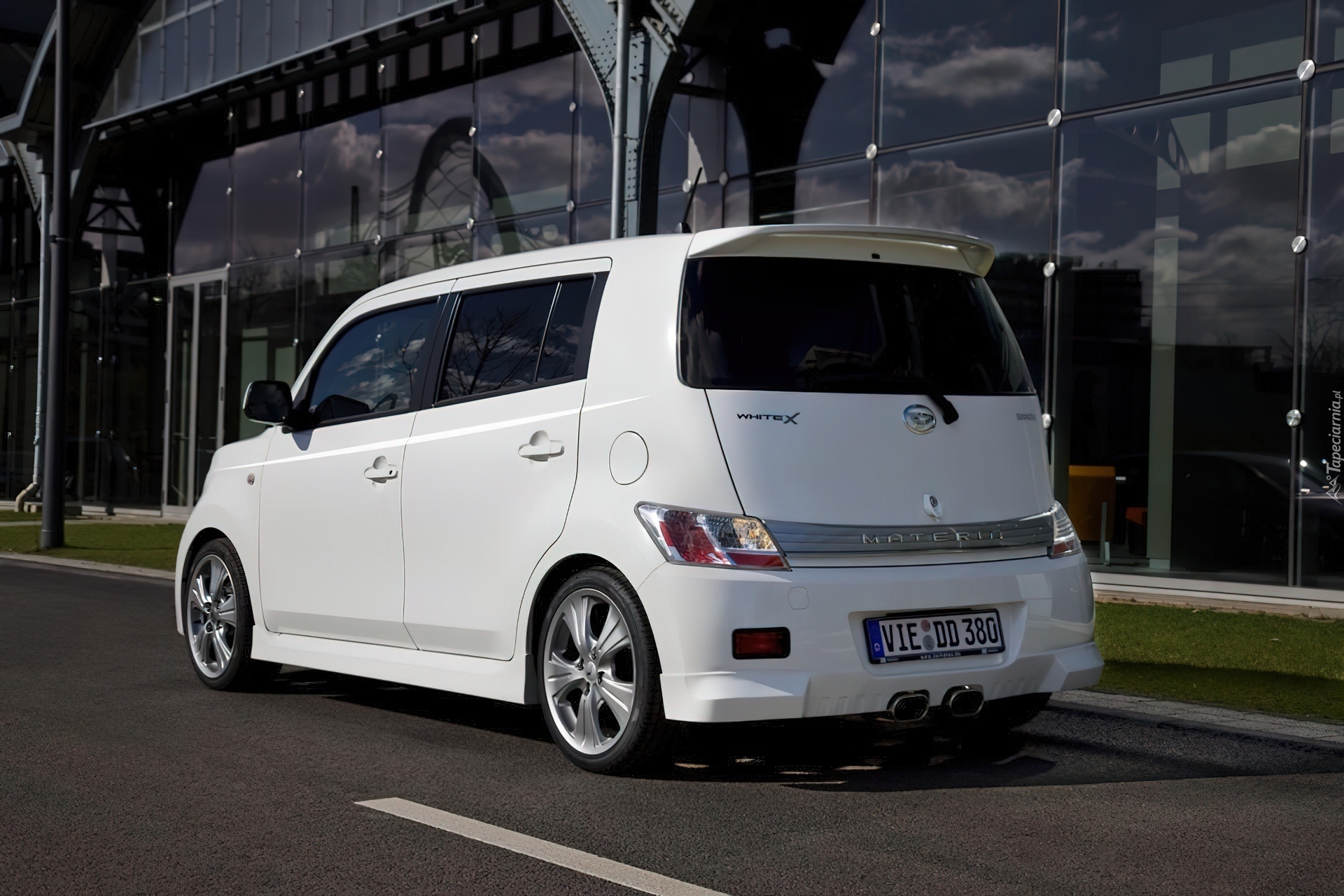 Tył, Daihatsu Materia, White, X