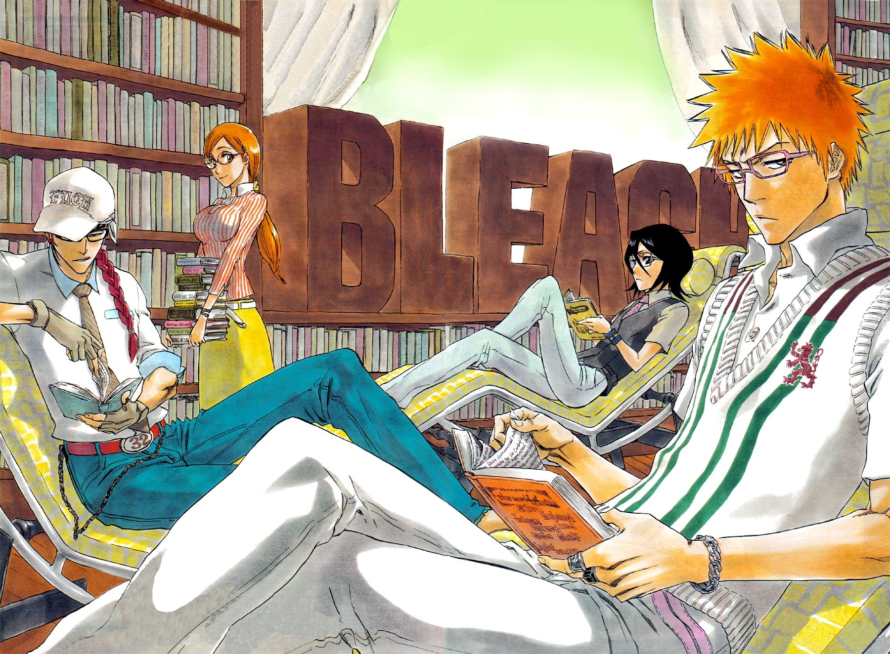 Bleach, Ichigo, Rukia, Renji