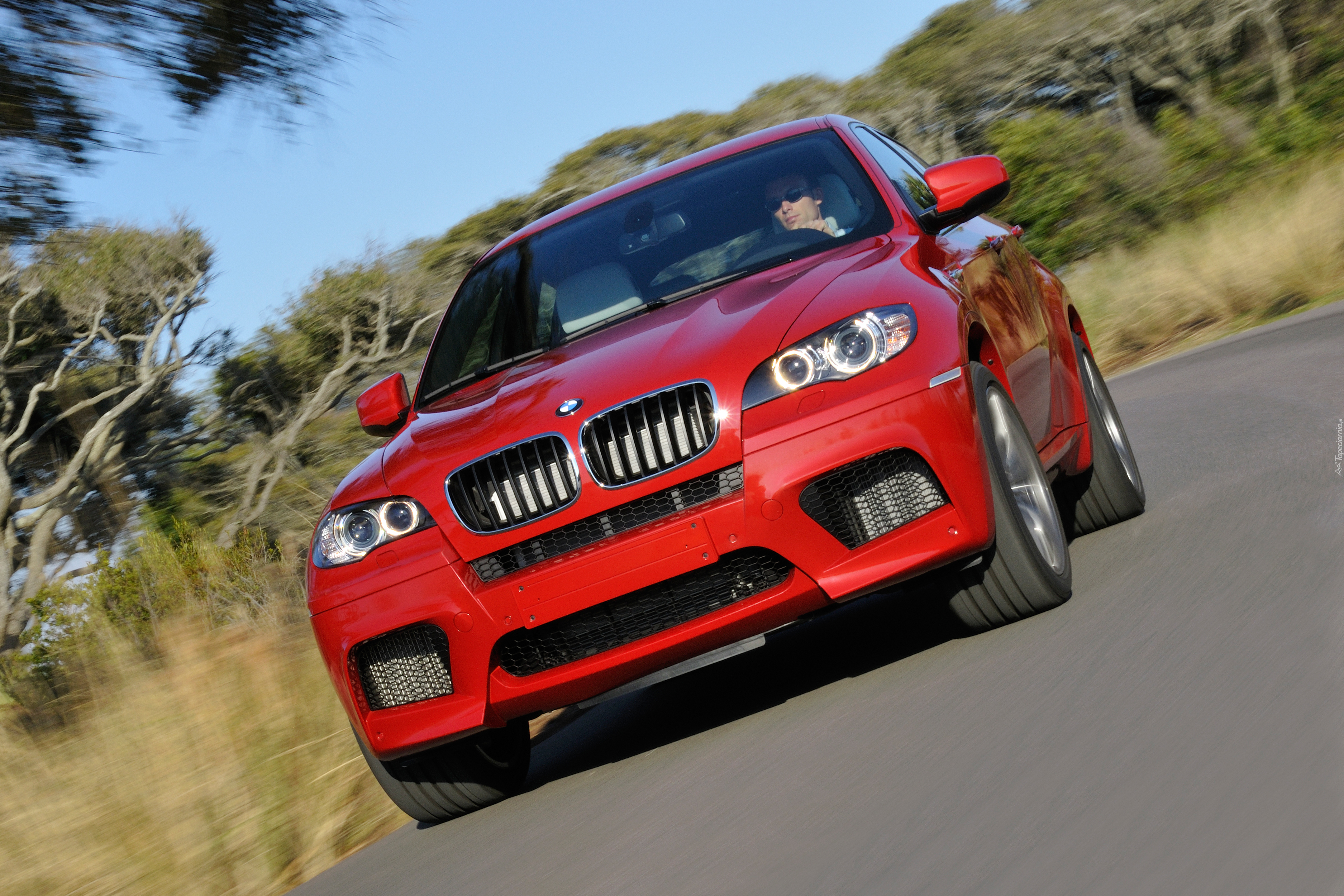 Czerwone, BMW ,X6