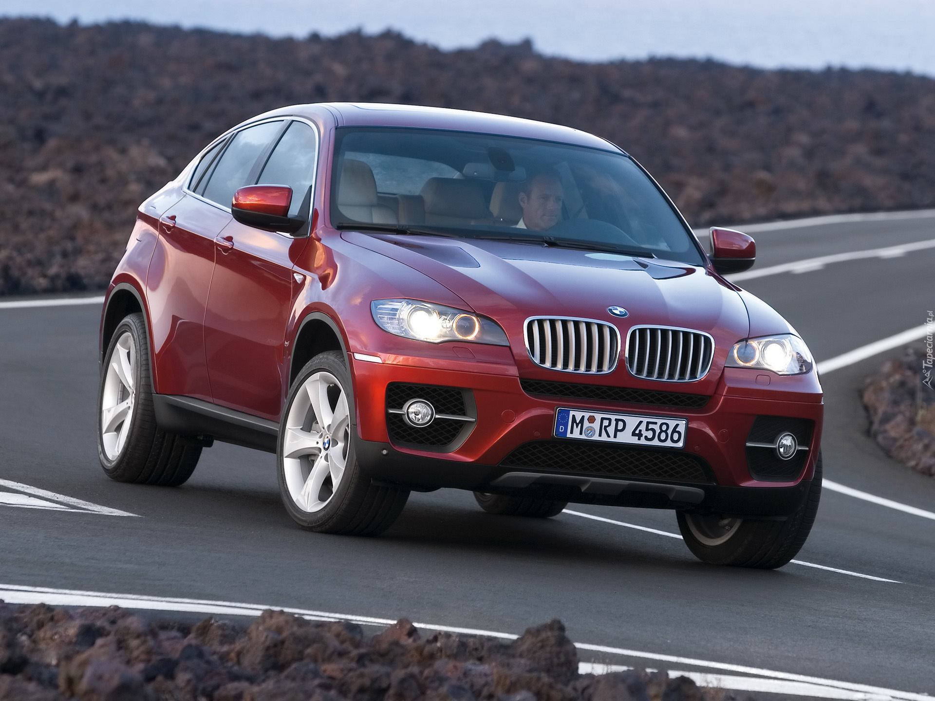 BMW, X6, Ostry, Zakręt