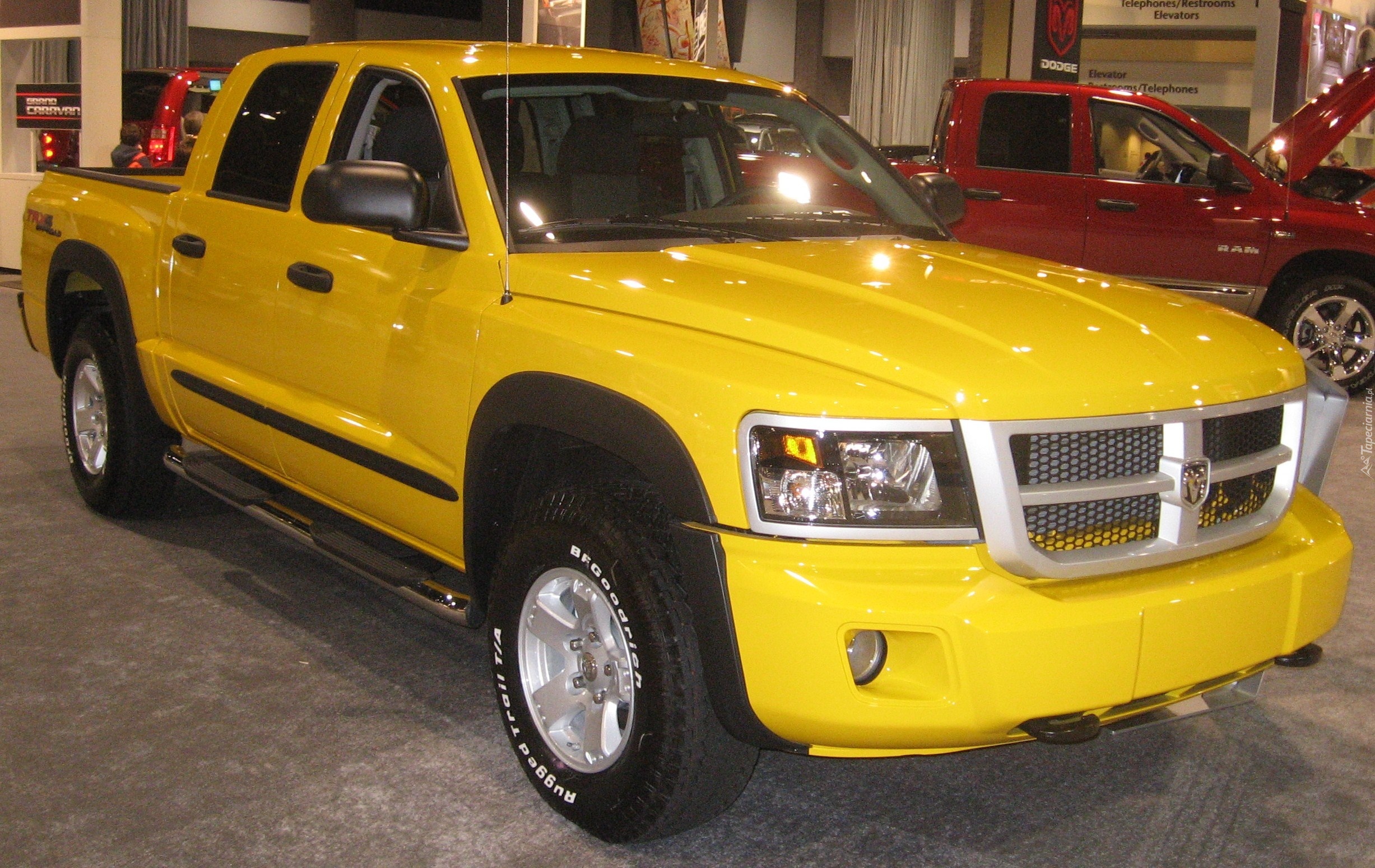 Dealer, Żółty, Dodge Dakota