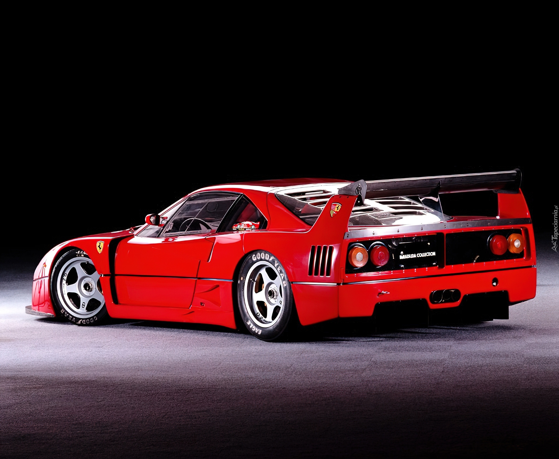 Ferrari F 40, Układ, Wydechowy