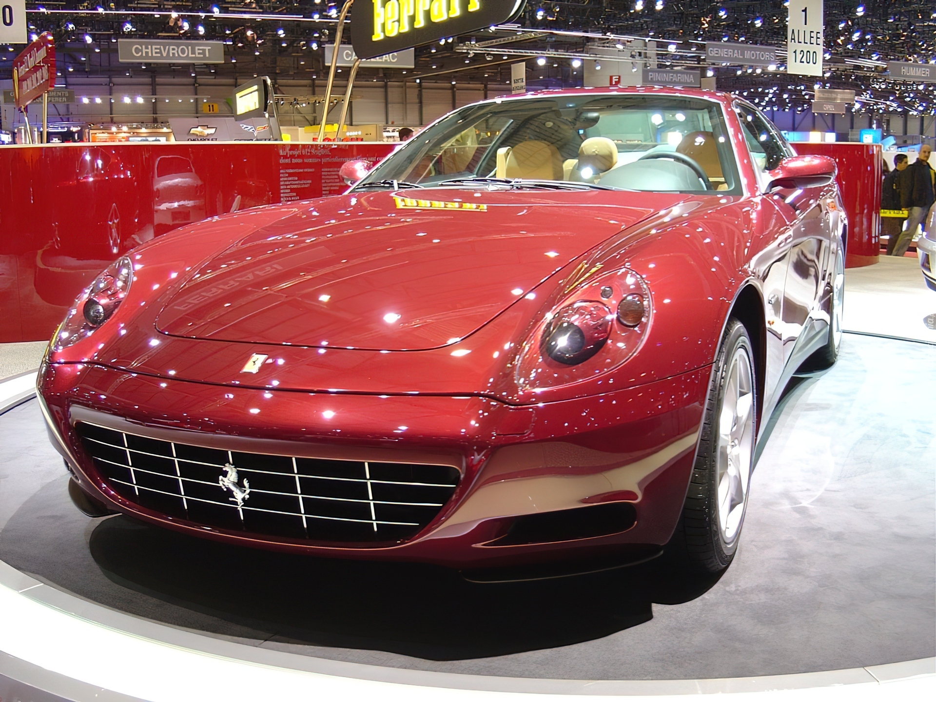 Ferrari 612 Scaglietti, Wystawa