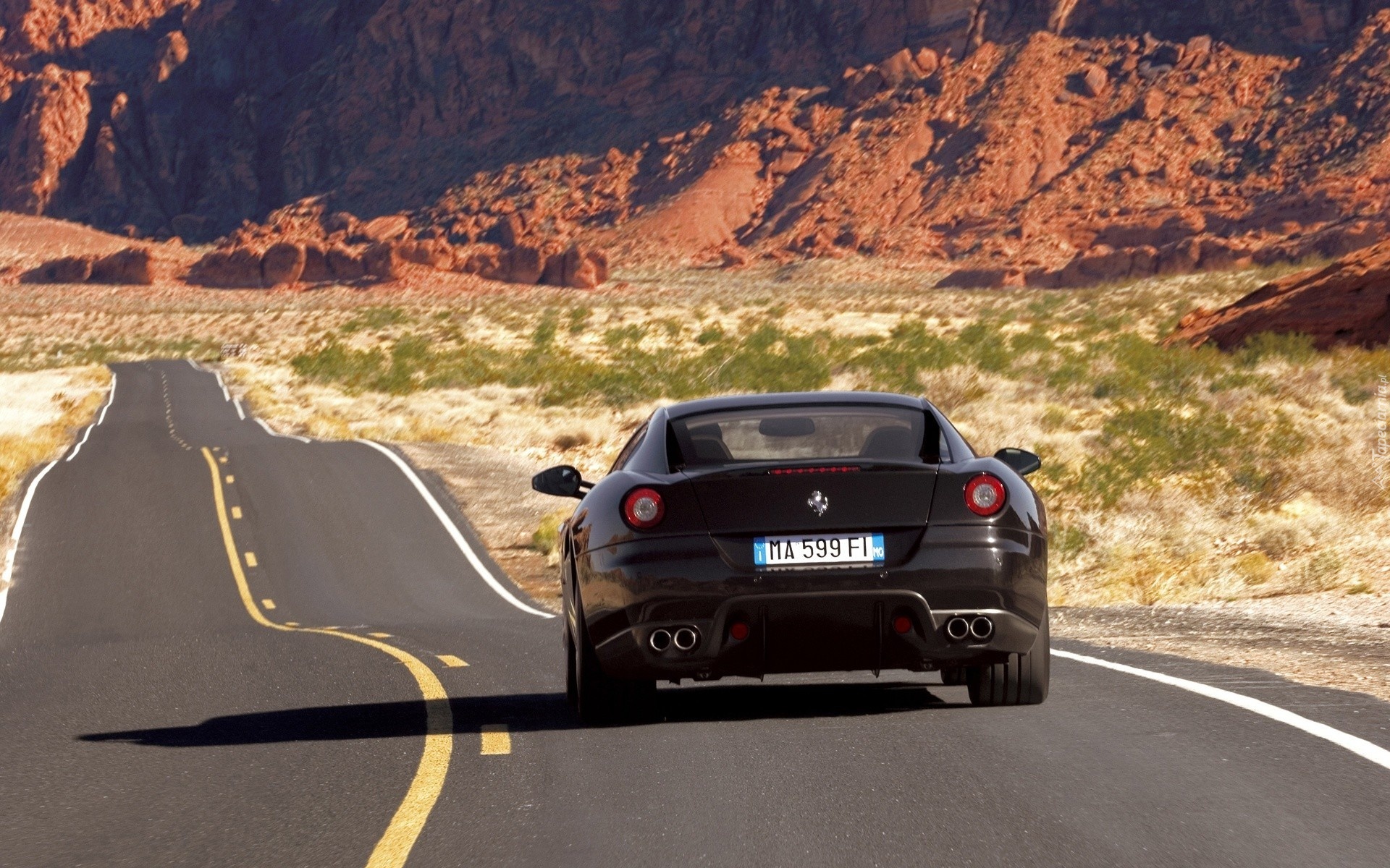 Ferrari 599, Góry, Włochy