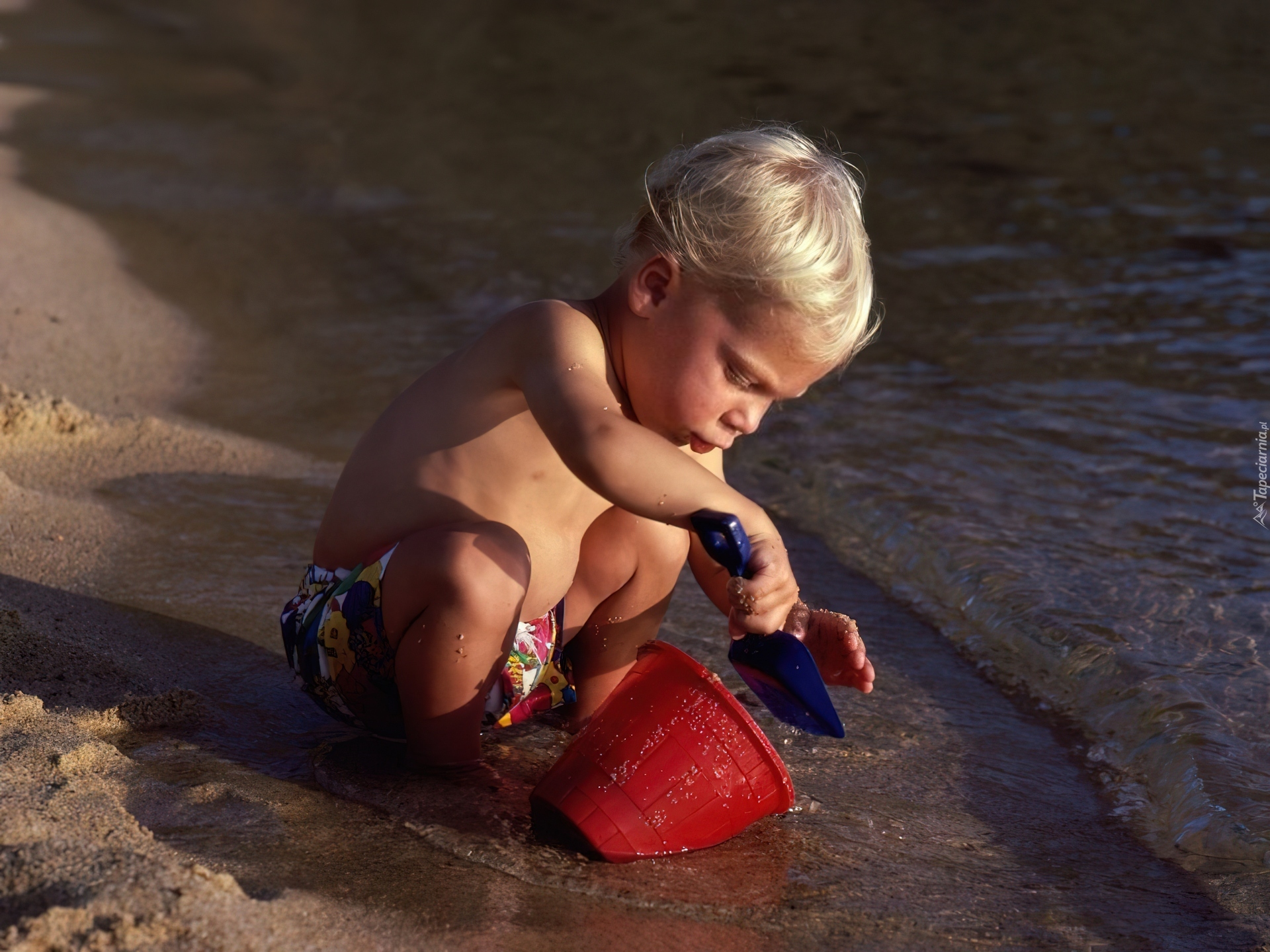 Dziecko na plaży