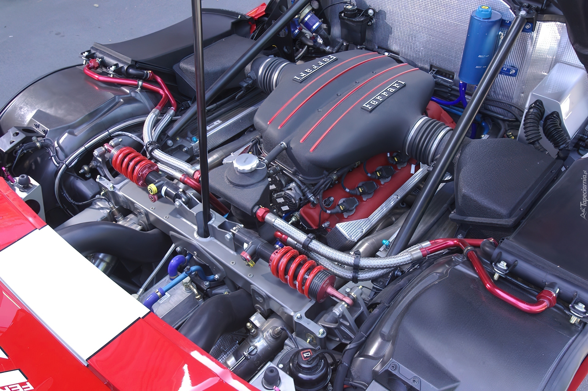 Ferrari FXX, Silnik, Zawieszenie